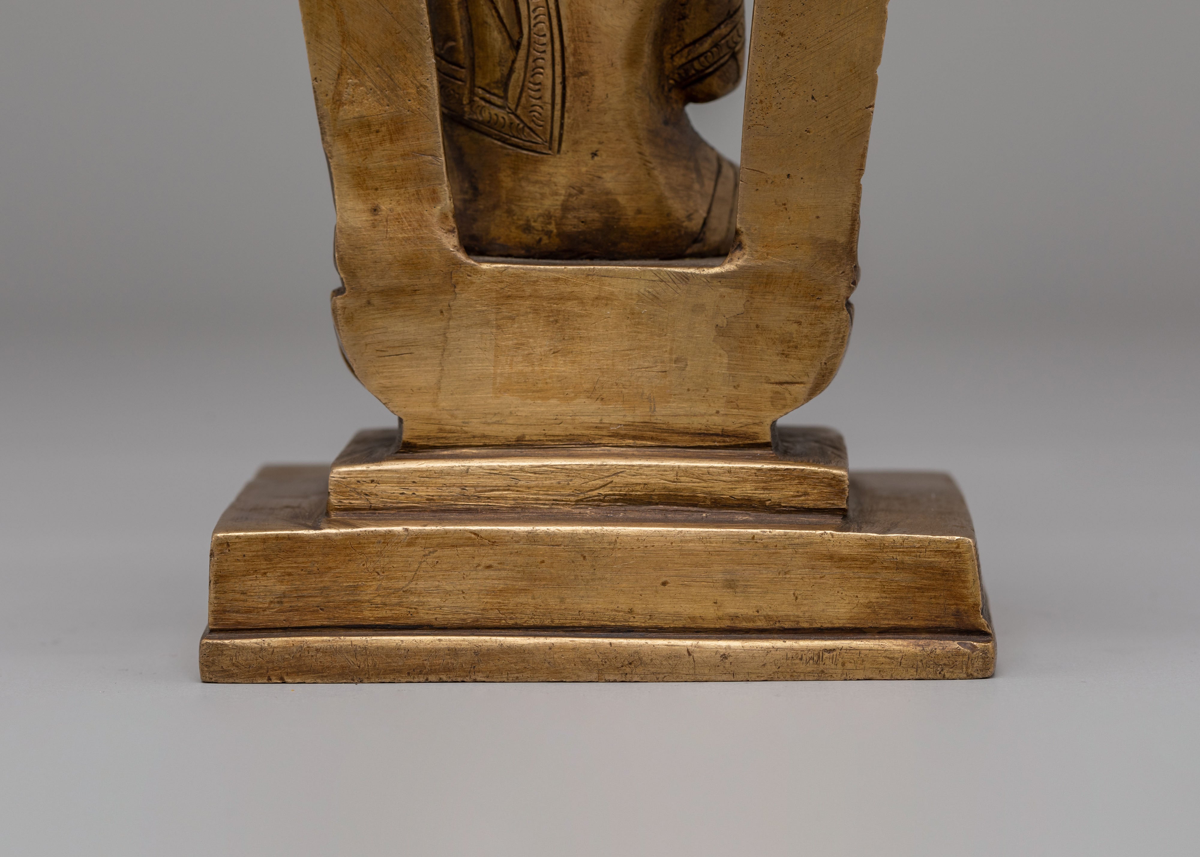 Himalayan Maitreya Buddha Statue | Brass Sculpture