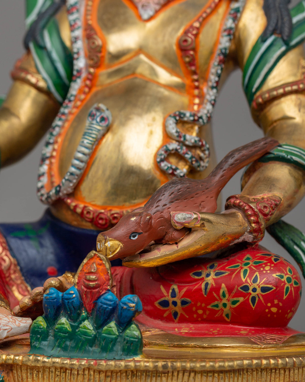 Handcrafted Buddhist Dzambhala Statue | Wealth Deity
