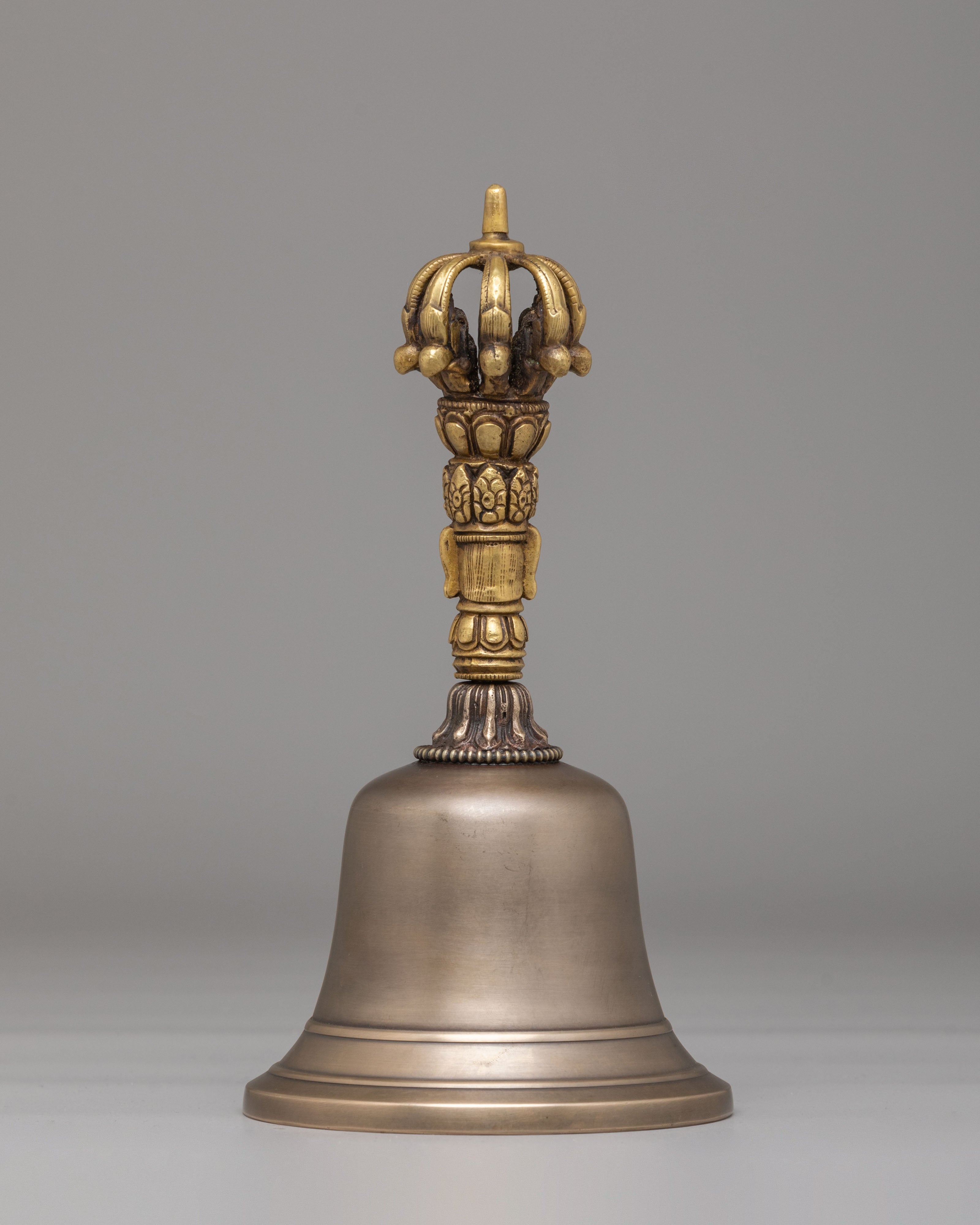 Sacred Vajra and Bell Set for Ritual | Handcrafted Buddhist Meditation Tools