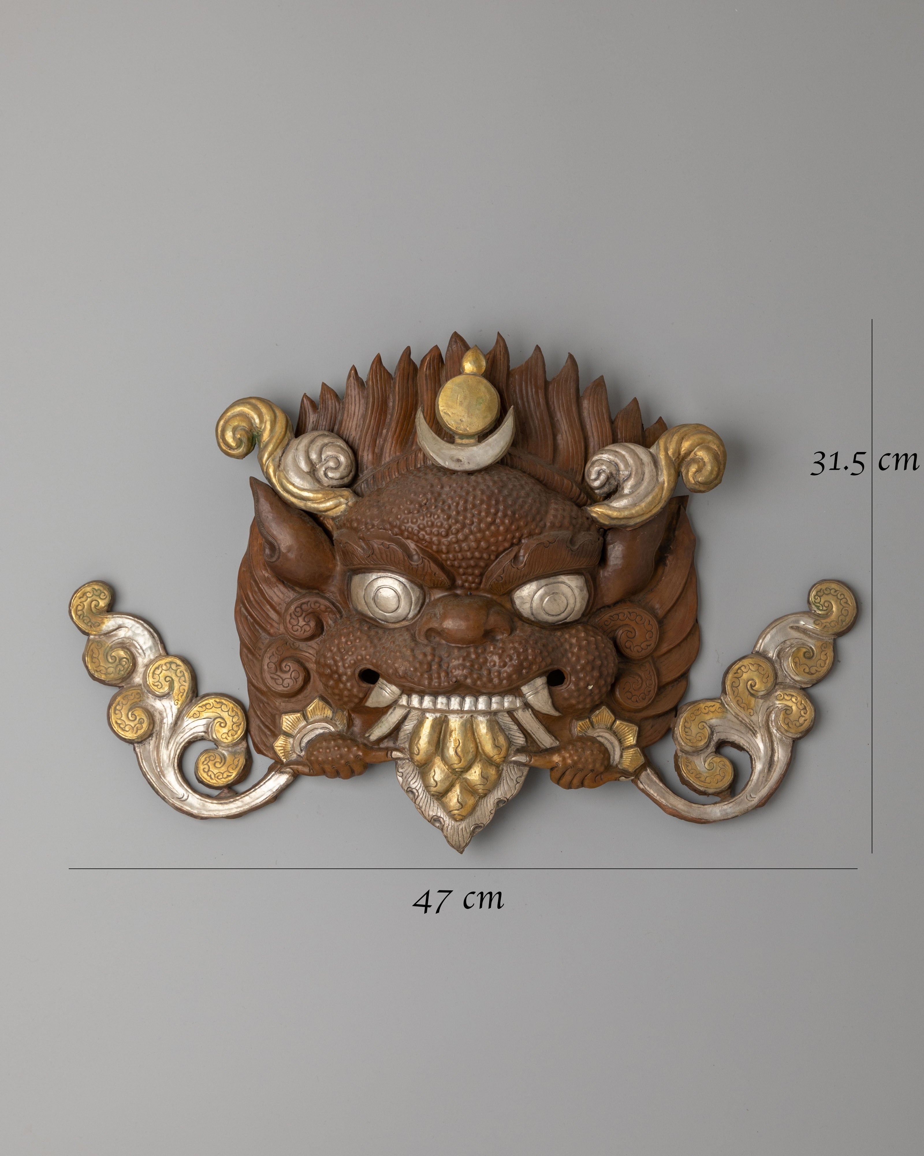 Handcrafted Chhepu Wall Hanging | Himalayan Protective Mask Decor