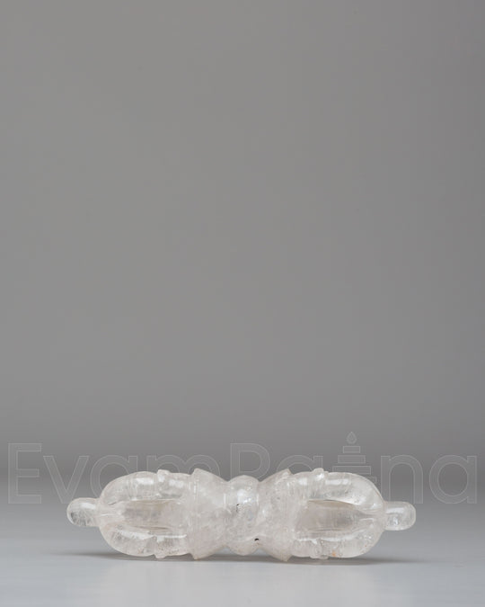 Handmade Buddhist Crystal Vajra | Buddhist Ritual Object for Meditation Practice