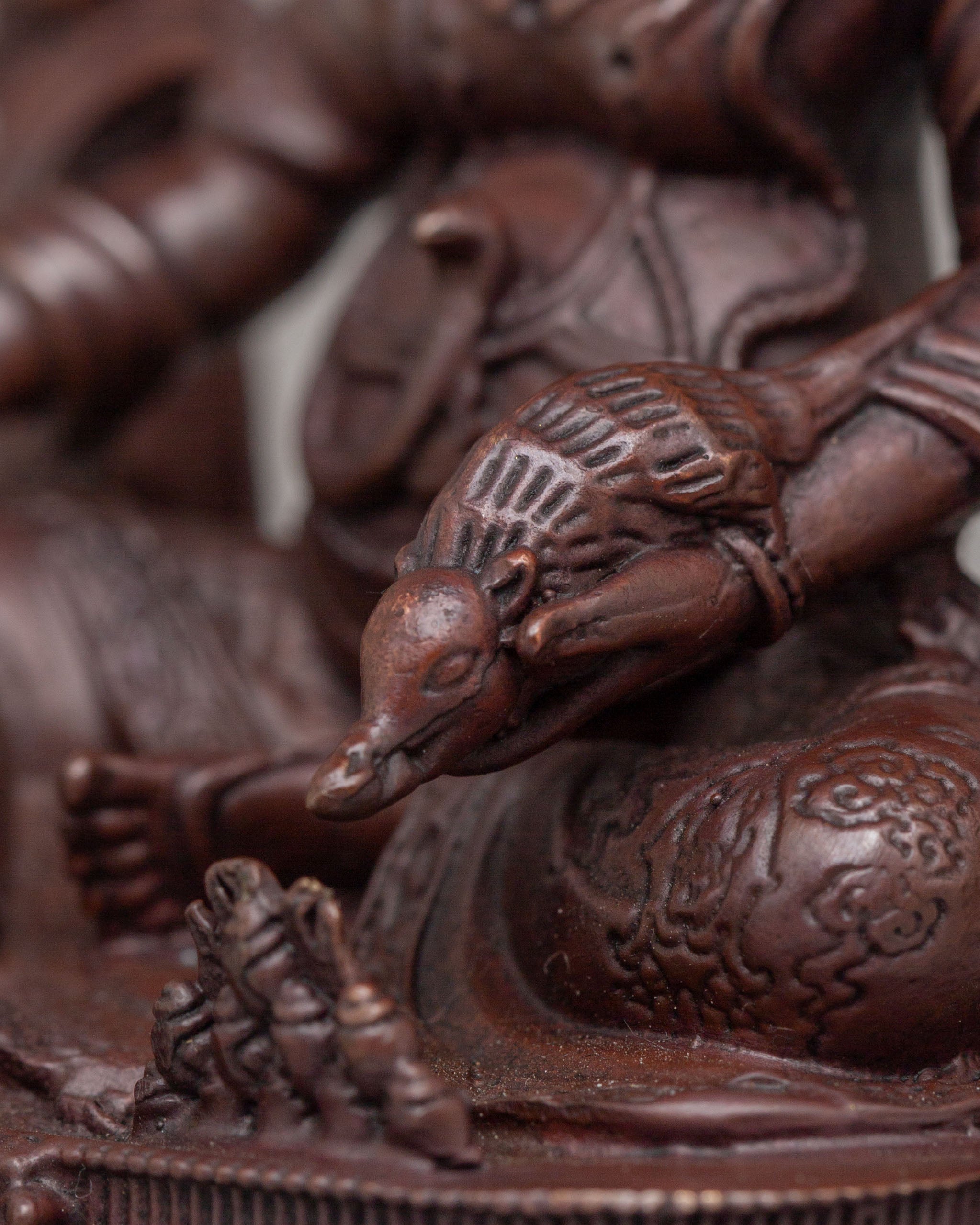 Sacred Wealth Deity Dzambhala Statue | Tibetan Buddhist Decor for Prosperity & Abundance