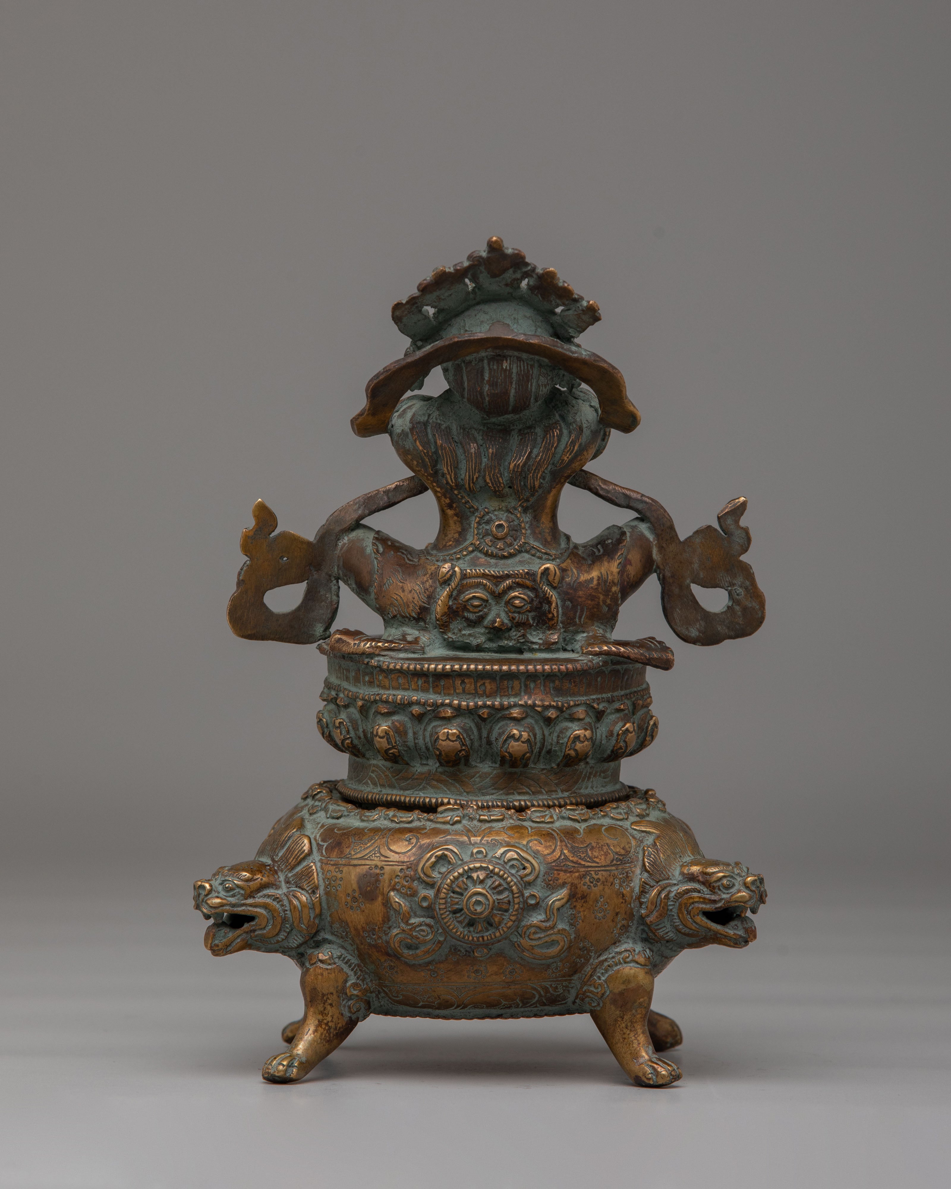 Handcrafted Traditional Vajradhaka | Copper Statue with Antique Finish