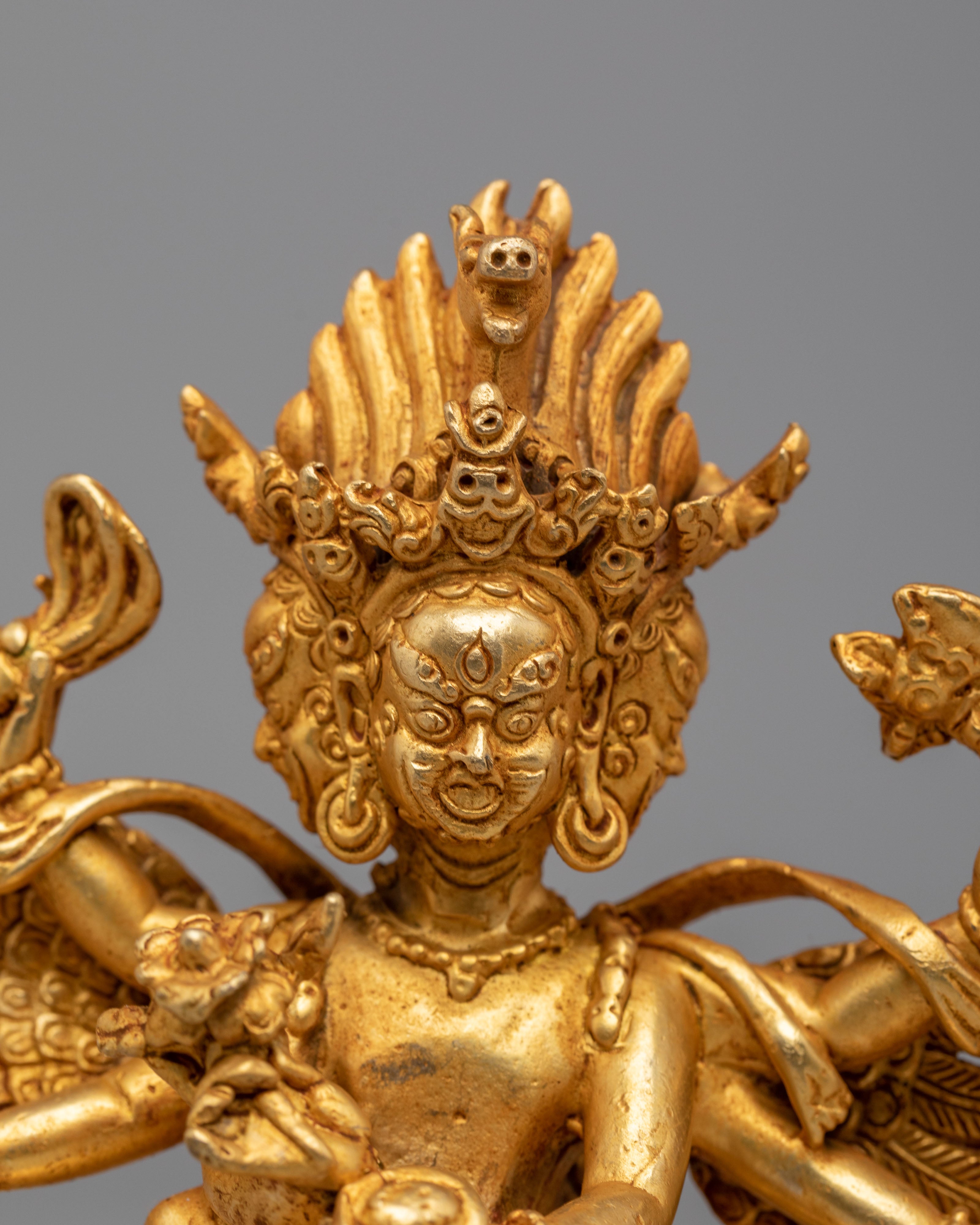Traditional Hayagriva Deity Statue | Wrathful Protector