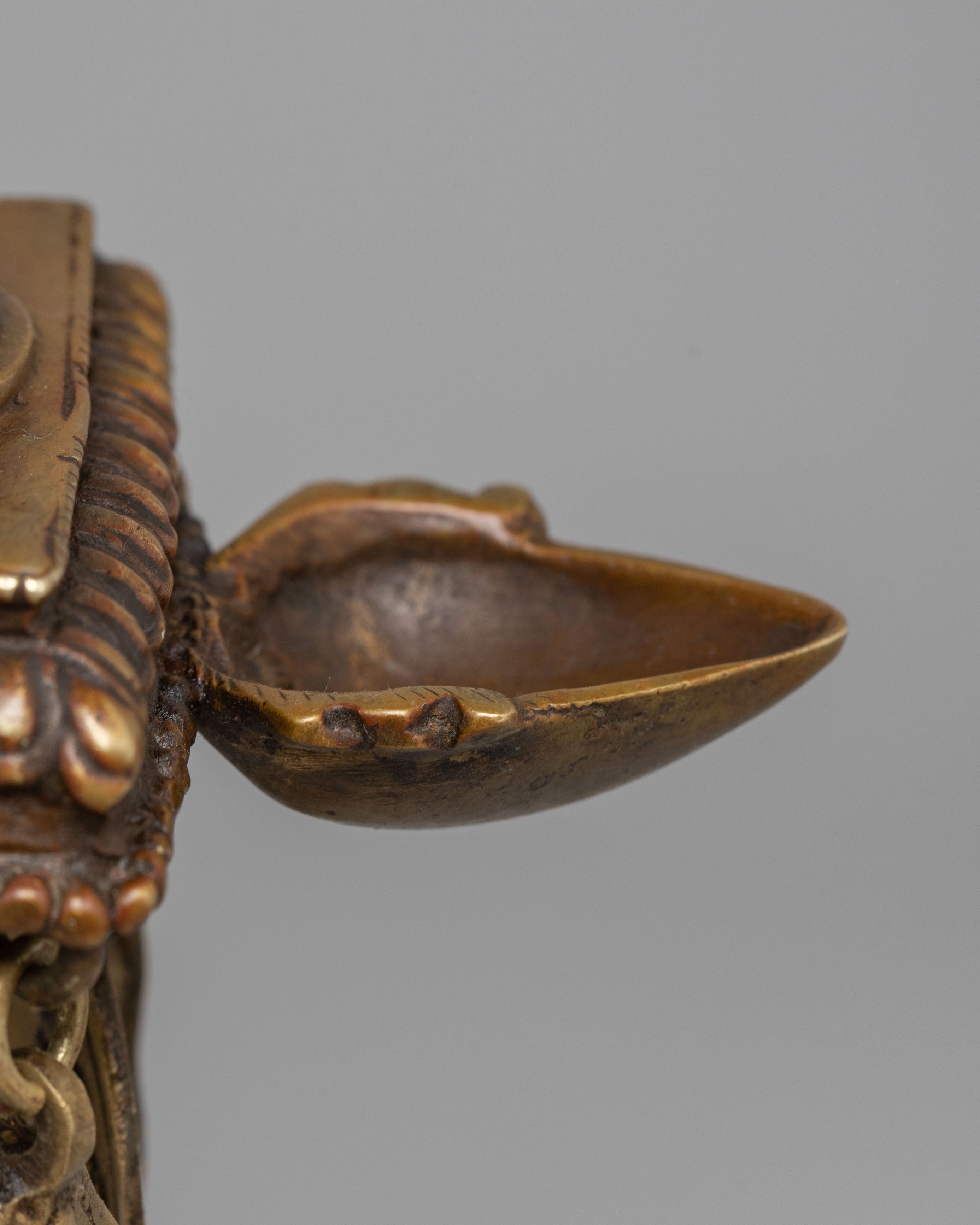 Hanging Stupa Dalucha | Traditional Brass Ritual Lamp