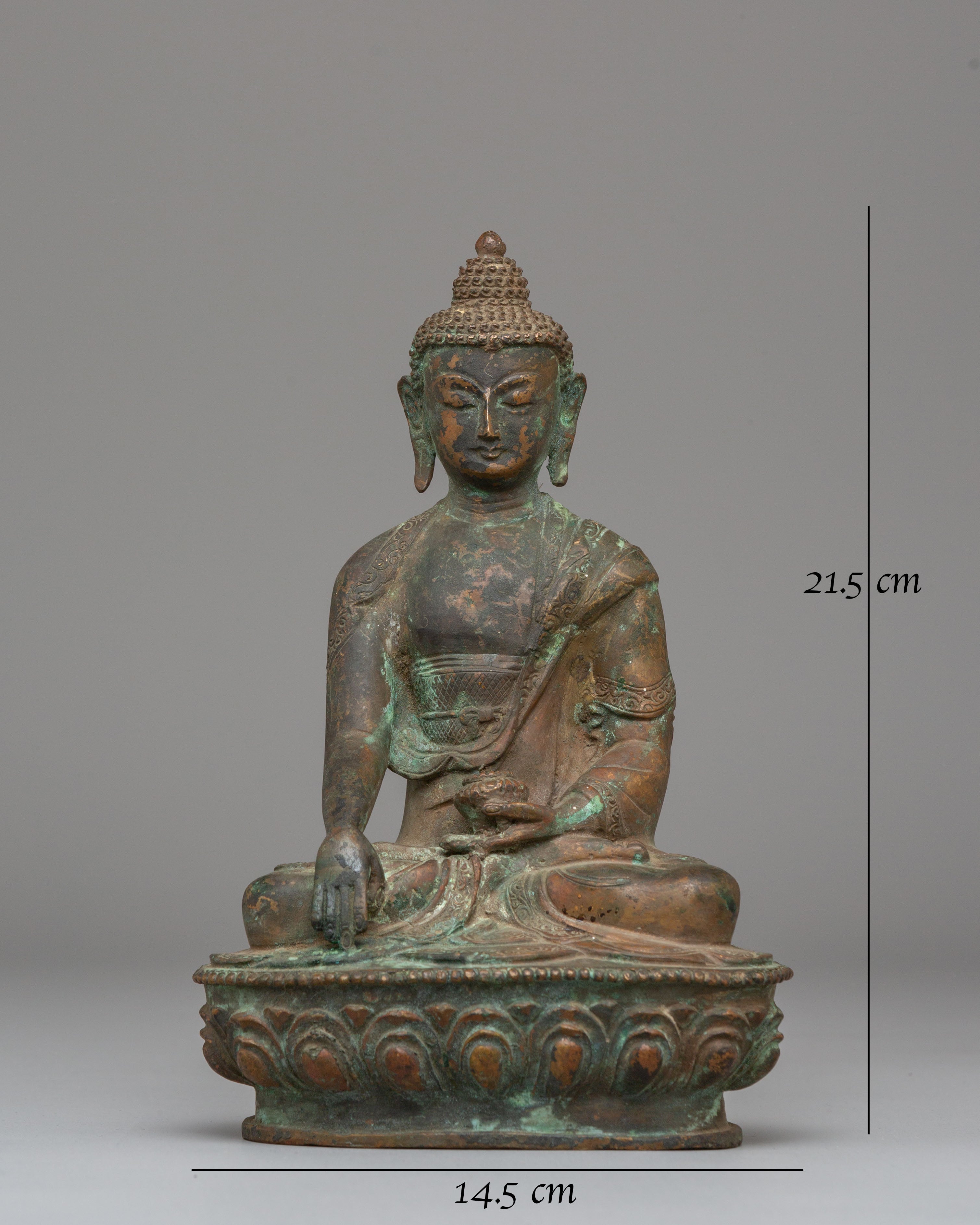 Peaceful Shakyamuni Buddha Sculpture | Ideal for Rituals