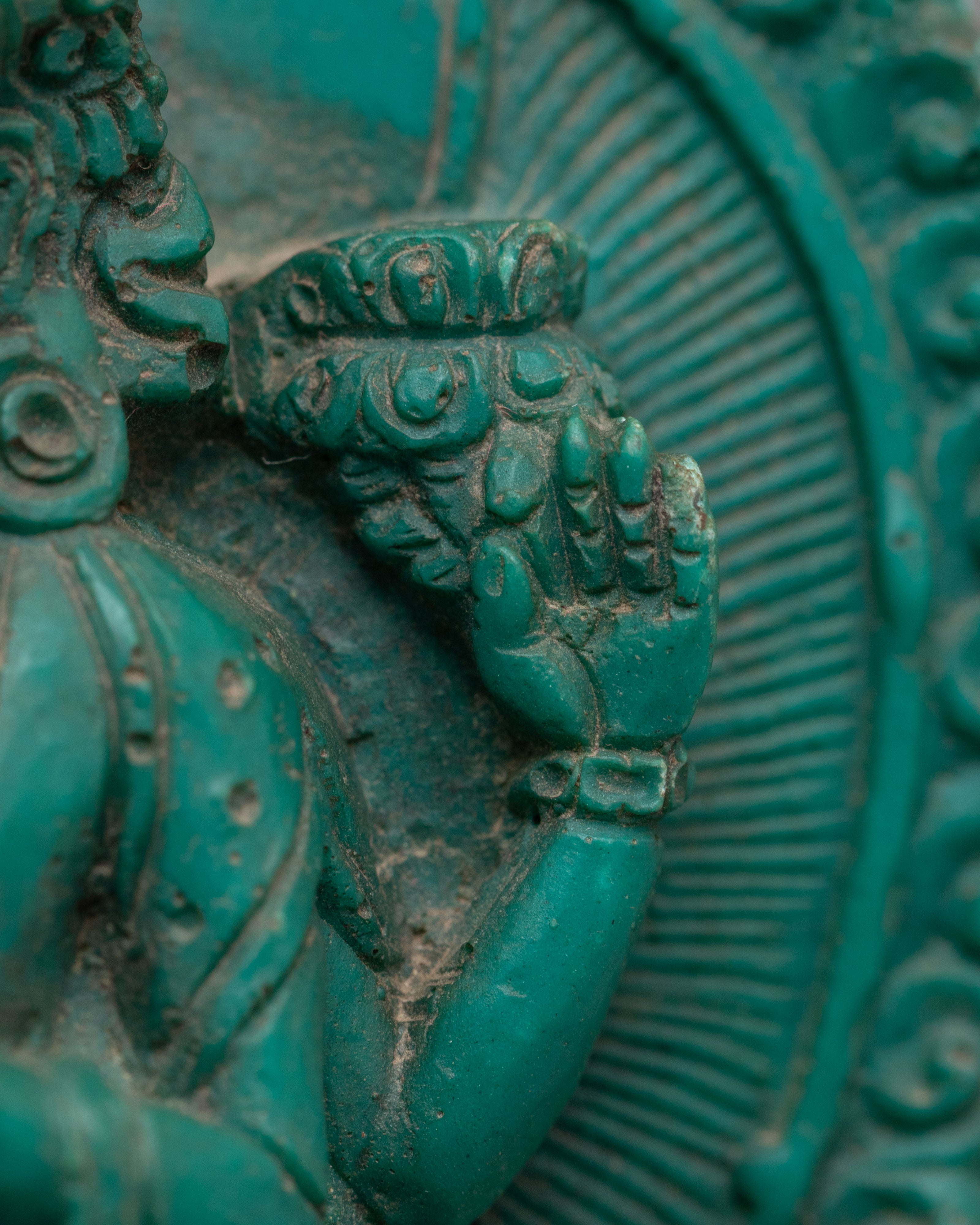Traditional Chenrezig Spiritual Sculpture | Bodhisattva of Compassion
