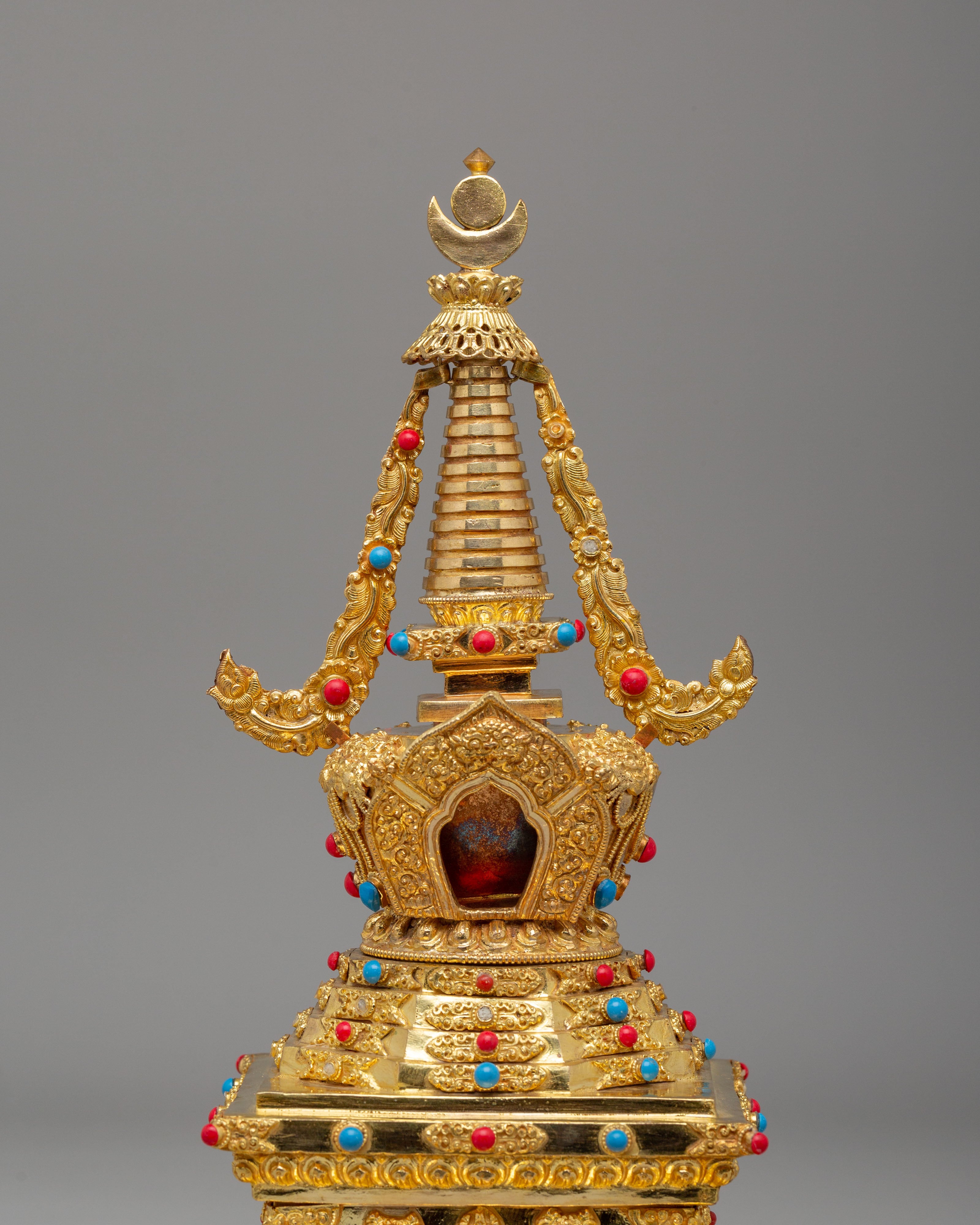 Handmade Altar Reconciliation Stupa | Buddhist Spiritual Decor