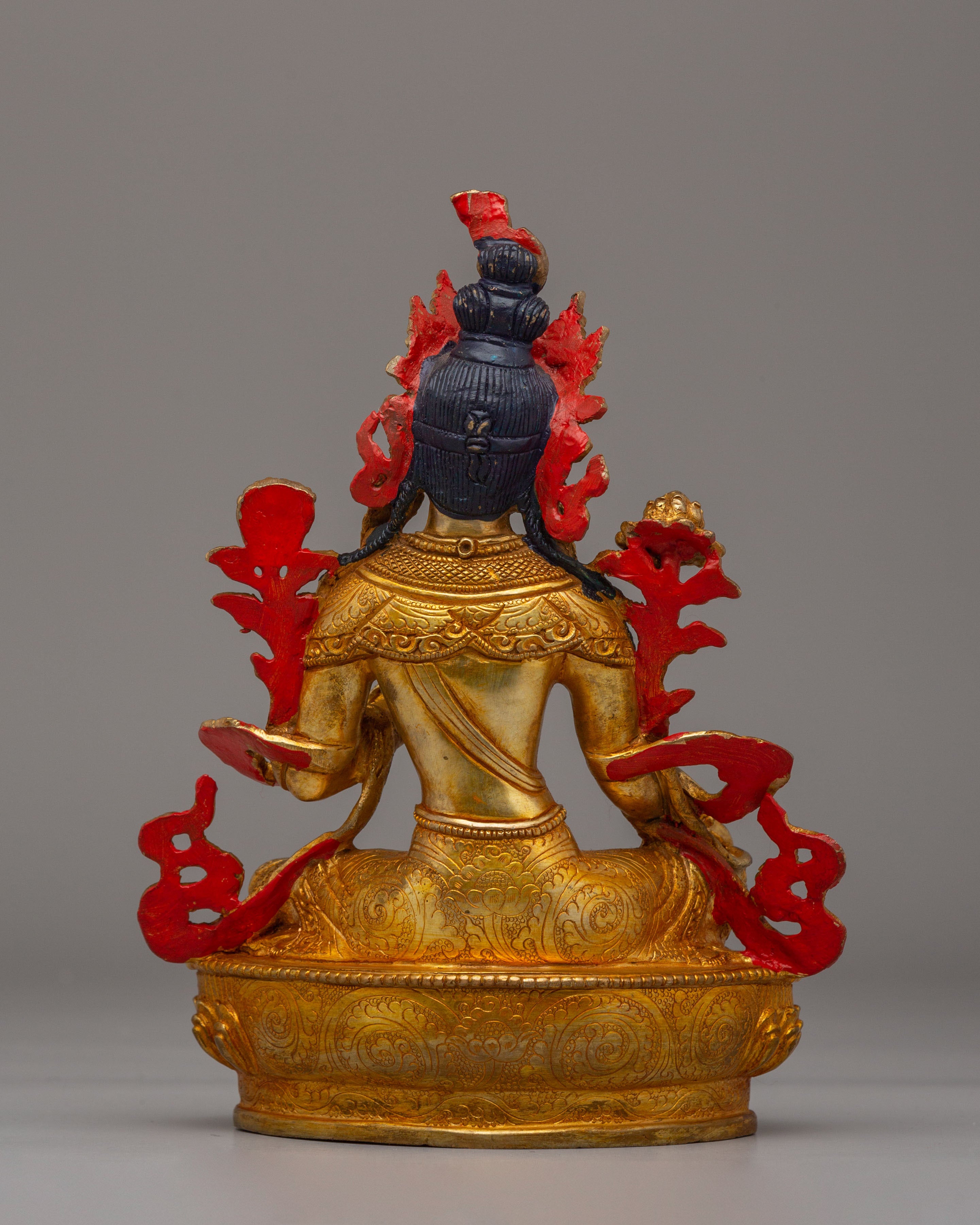 Buddhist Green Tara Goddess Statue | Tara Sculpture for Peace and Protection