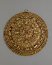 Asthamangala Mandala Wall Hanging