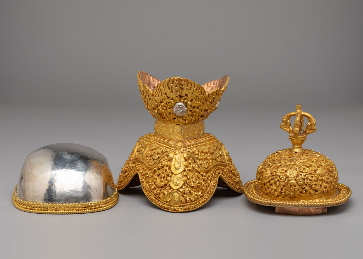 Handcrafted Altar Kapala | Himalayan Altar Vessel