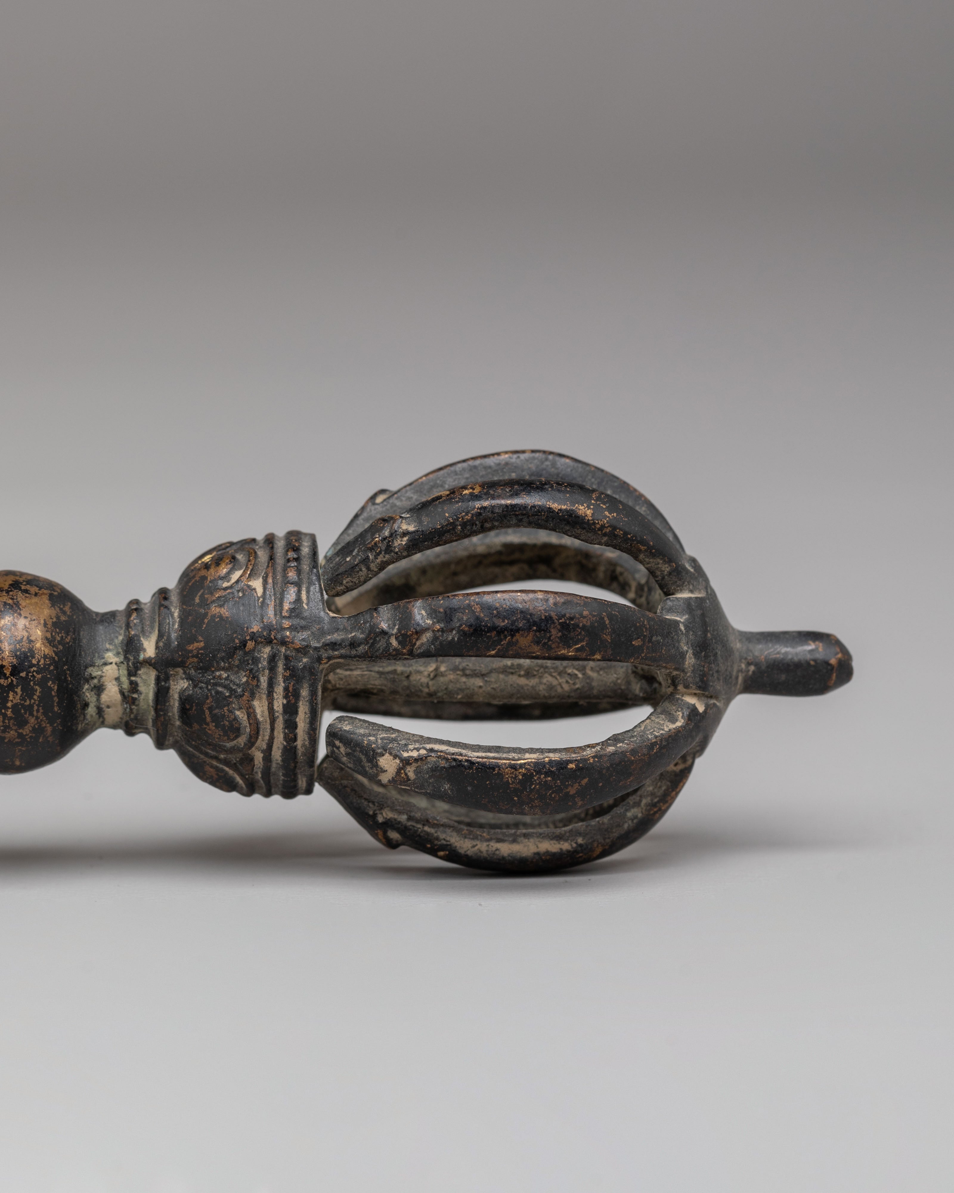 Handcrafted Himalayan Tibetan Vajra | Sacred Ritual Tool for Spiritual Practices