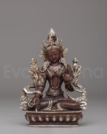 Handcrafted Statue of White Tara