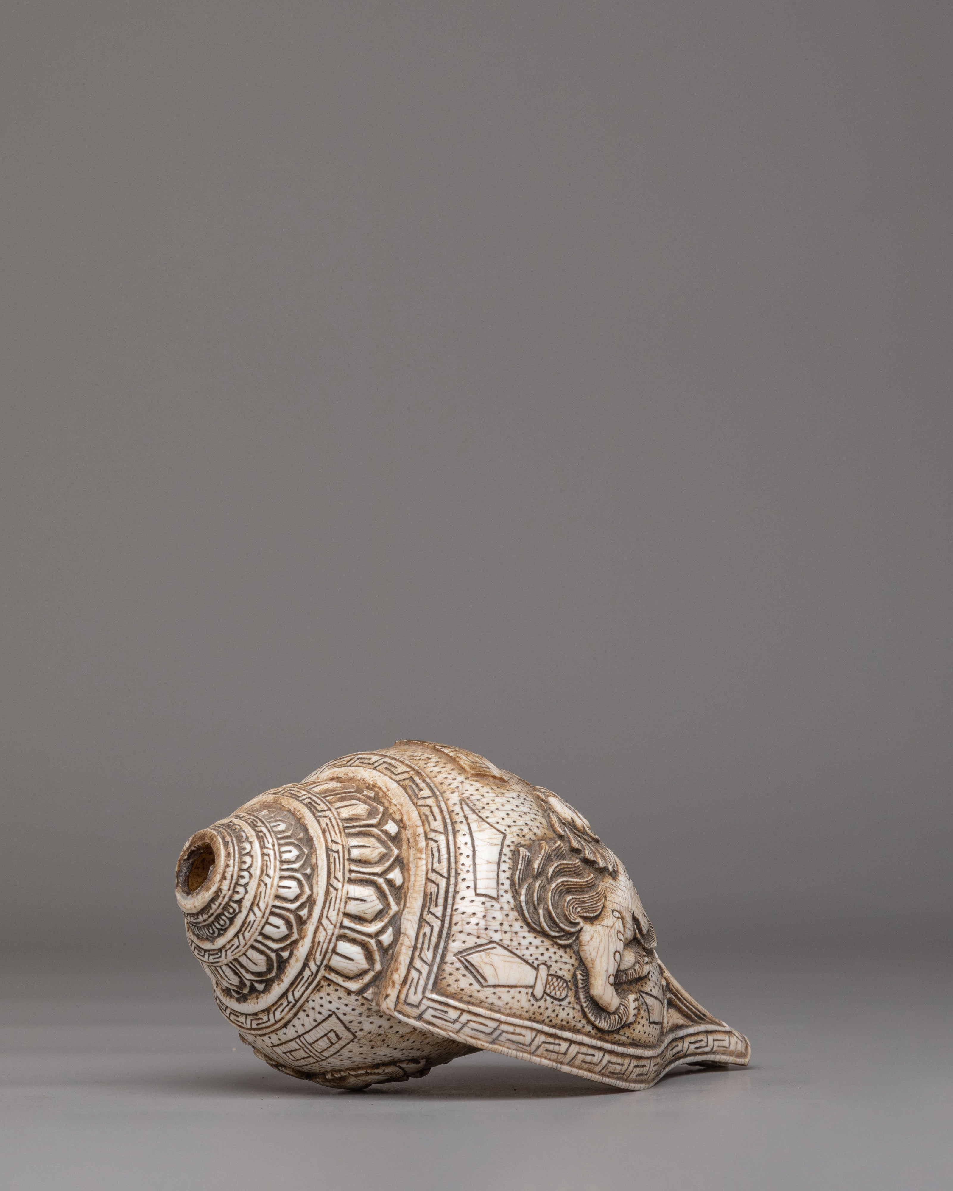 Traditional Ritual Conch | Tibetan Conch Shell for Ceremonies & Meditation