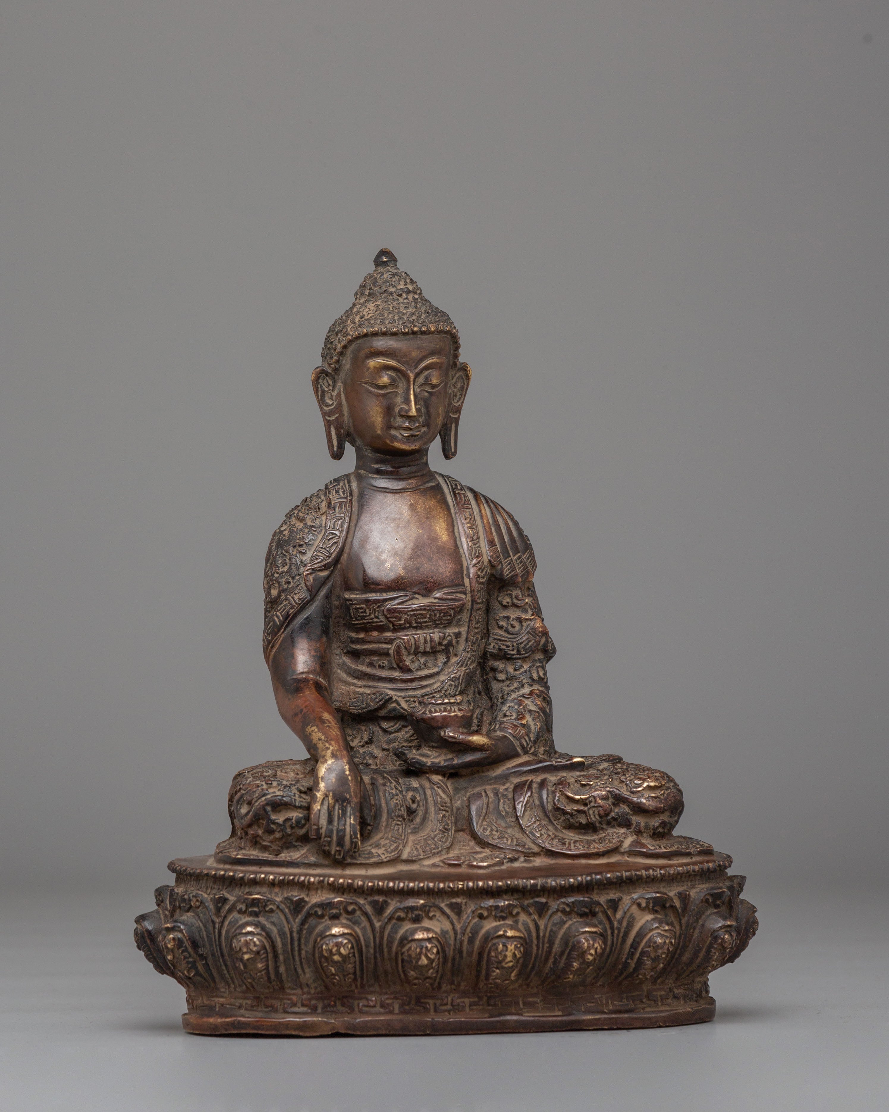 Handmade Tibetan Shakyamuni Buddha Statue | Himalayan Art