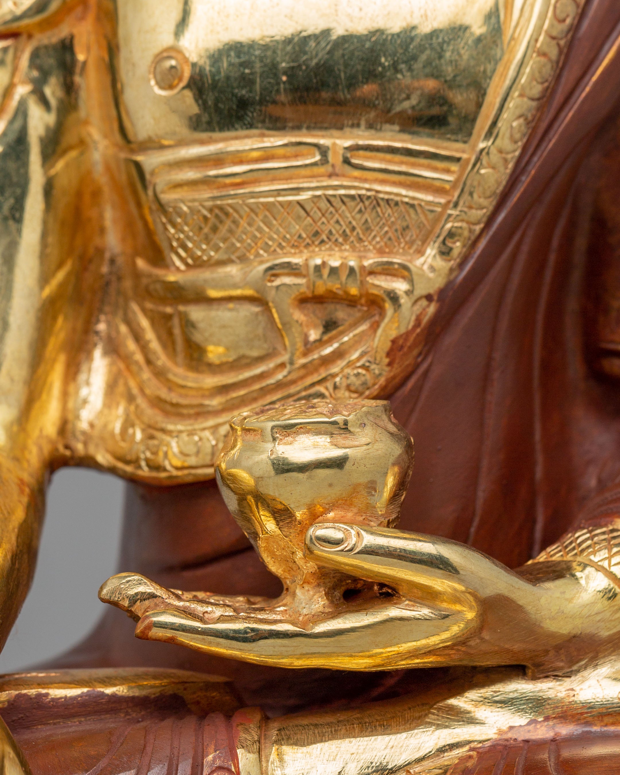 Buddha Dharma Sangha Set Statue | Tibetan Spiritual Art for Meditation and Decor