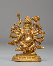 Maha Rakta Ganesha God Statue 