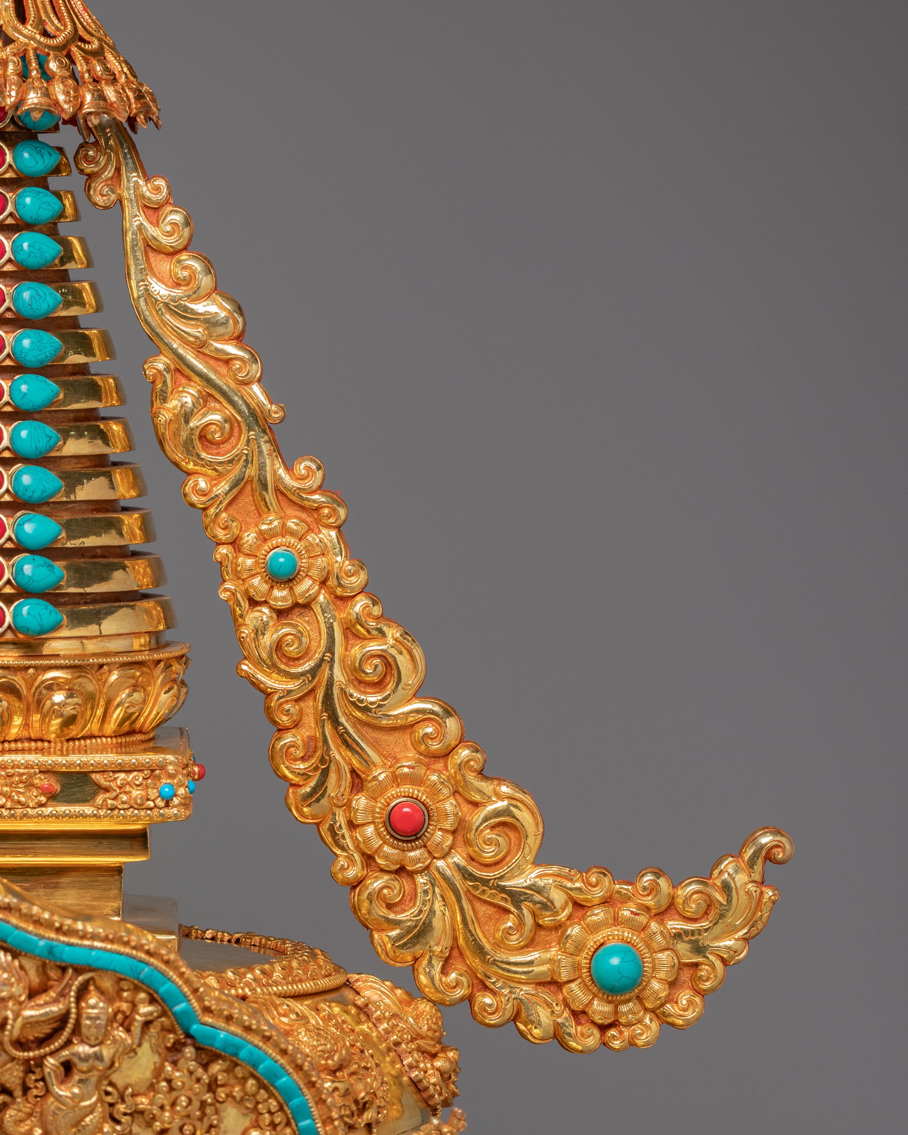 Traditional Spiritual Enlightenment Stupa | Handmade Buddhist Shrine