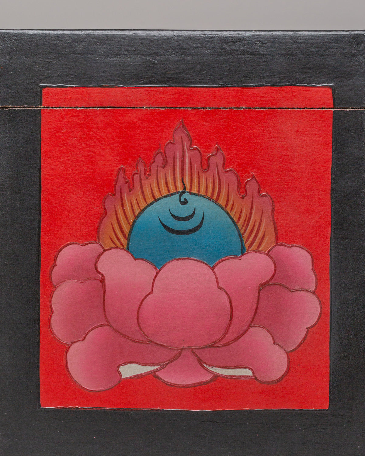Handmade Treasure Wooden Box | Handcrafted Storage Chest with Painted Artwork