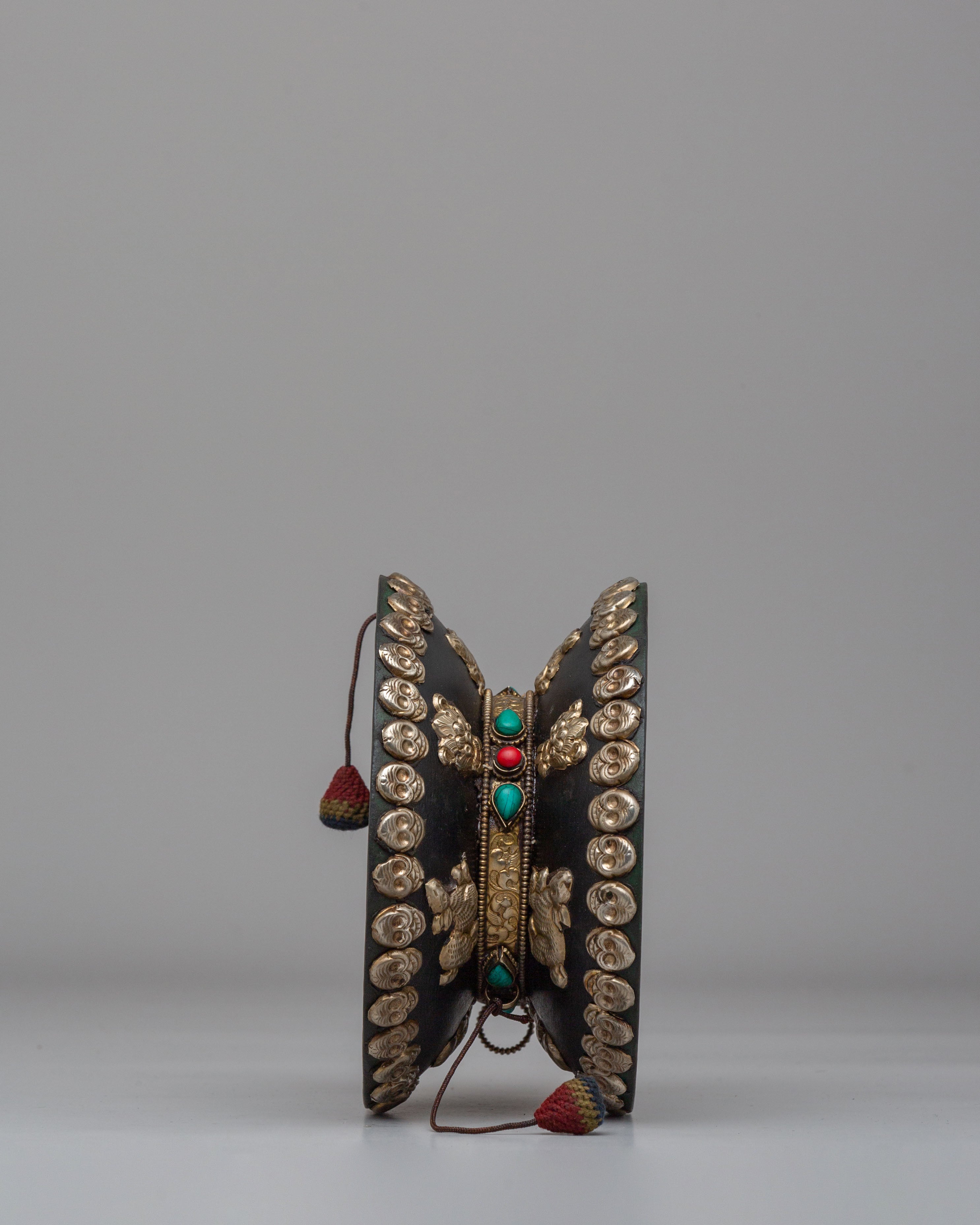 Buddhist Altar Damaru | Sacred Tibetan Ritual Instrument