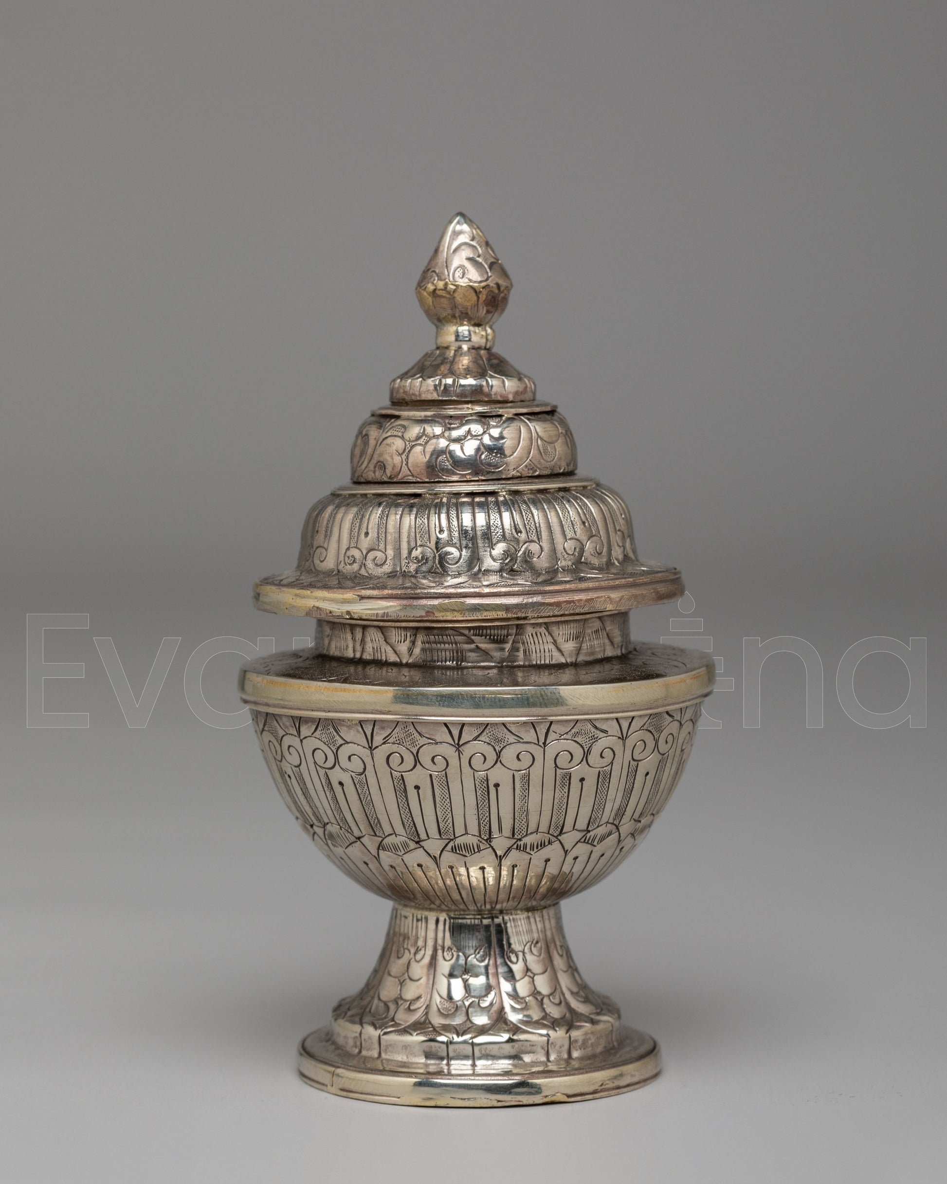 Himalayan Buddhist Offering Rice Pot