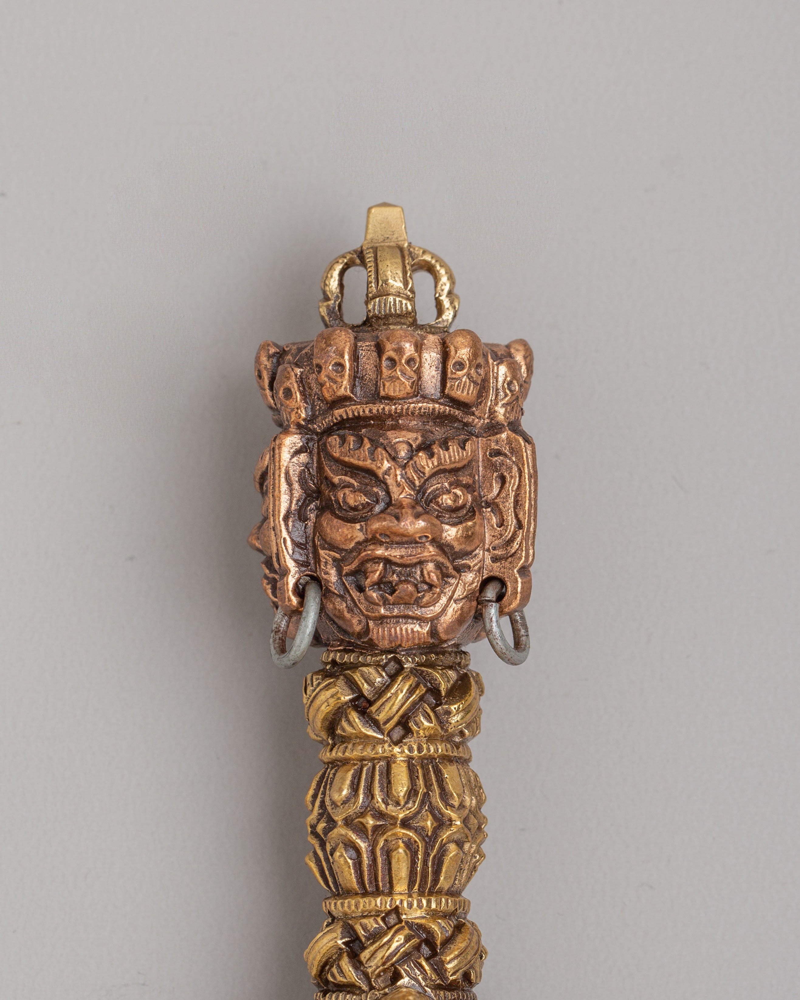 Tibetan Three-Sided Phurba | Handcrafted Ritual Dagger