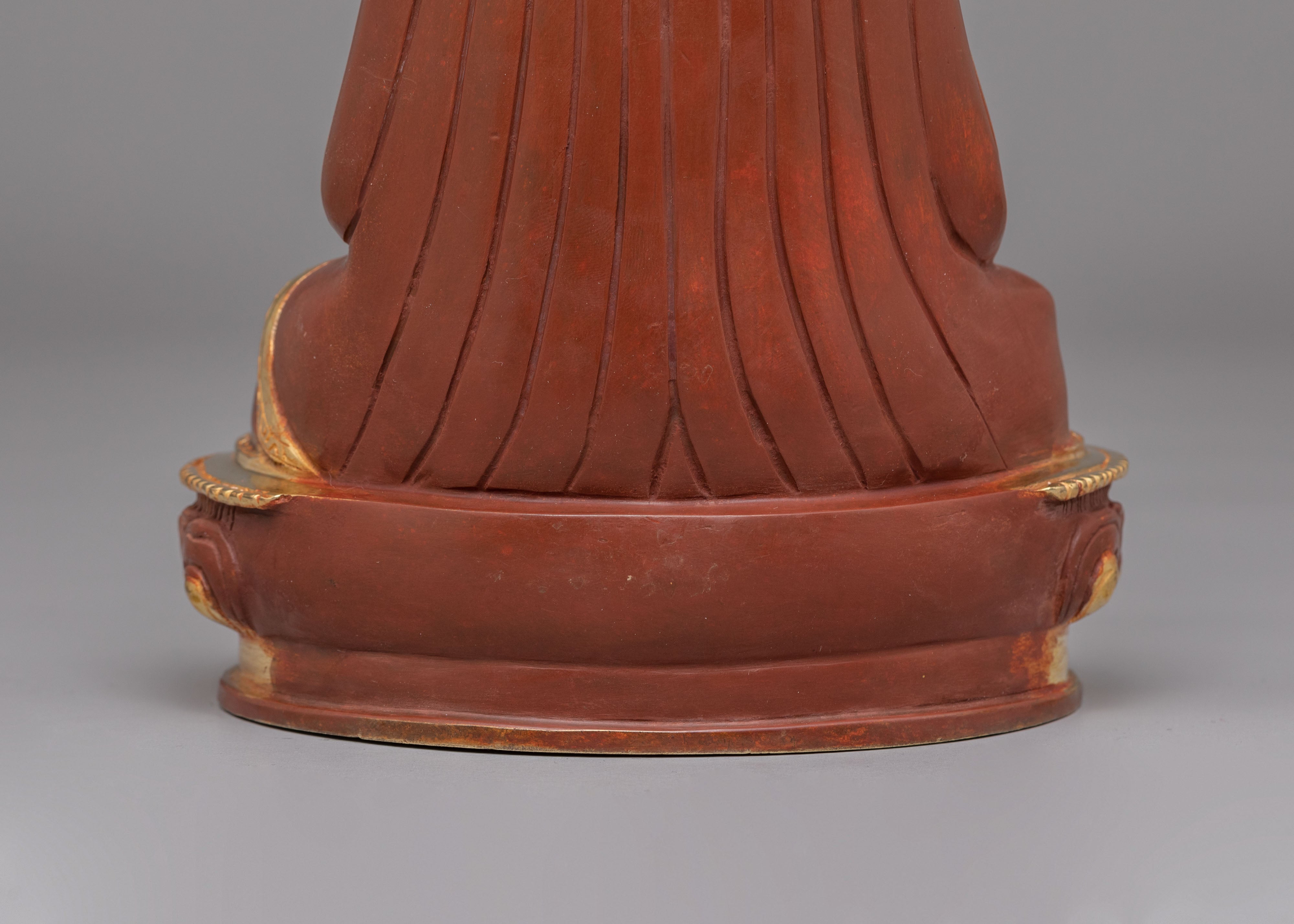Spiritual Guru Shapdum Altar Statue | A Beacon of Wisdom and Guidance
