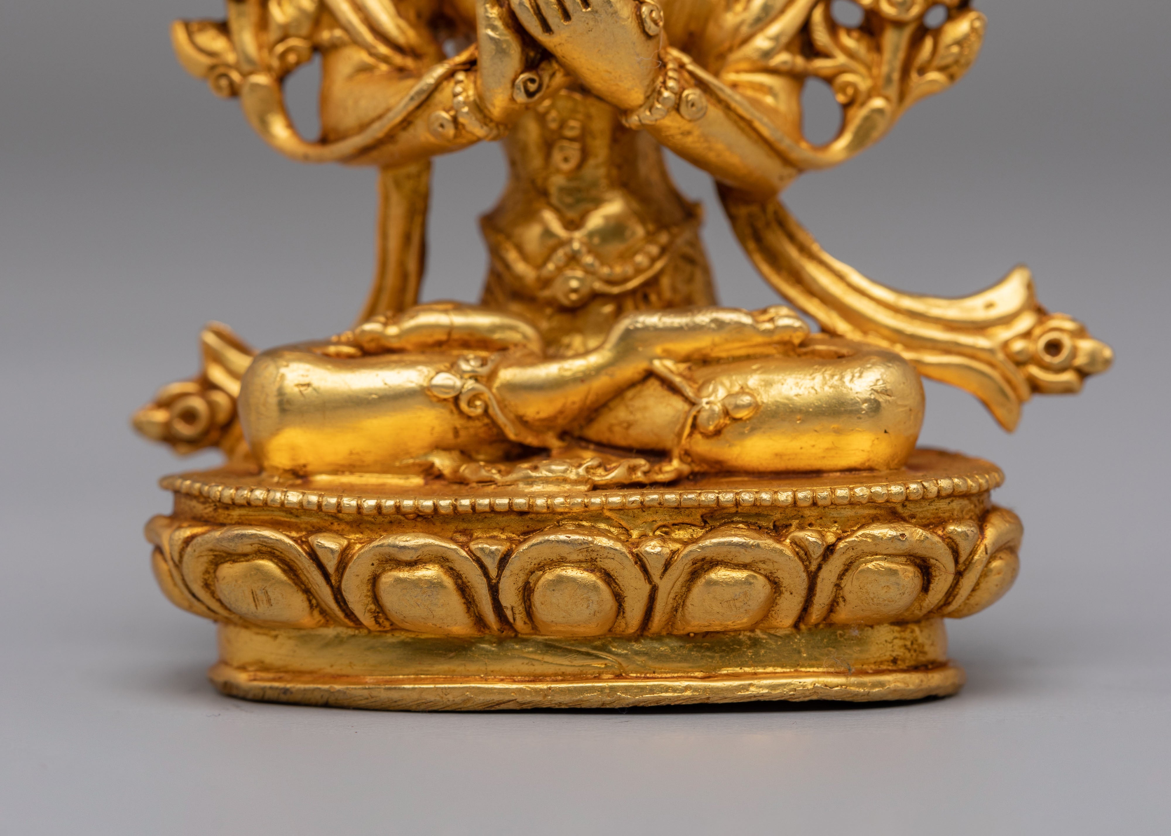 Sacred Tibetan Manjushri Sculpture | Tibetan Bodhisattva of Wisdom