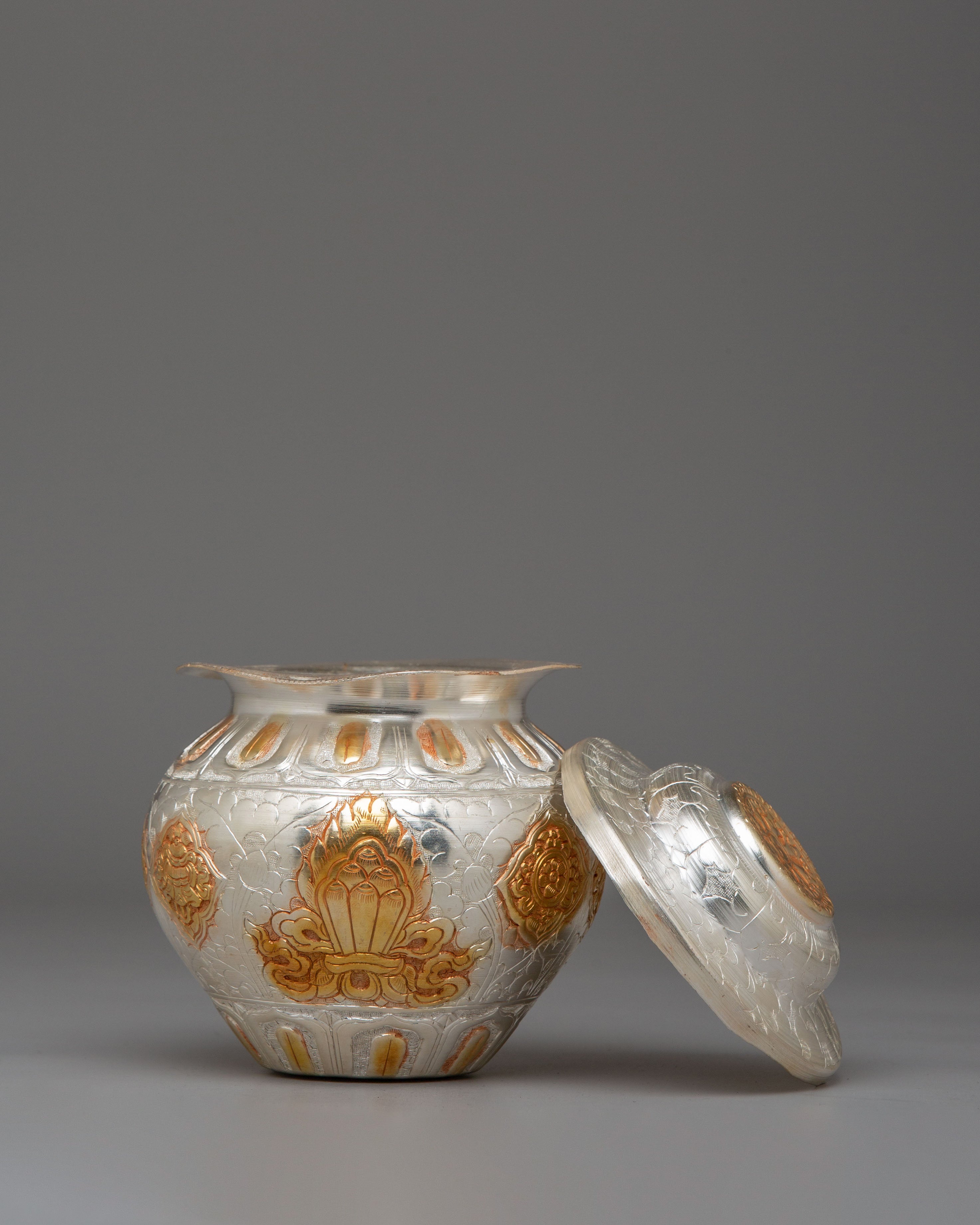 Buddhist Decor Kalasha | Sacred Offering Vessel