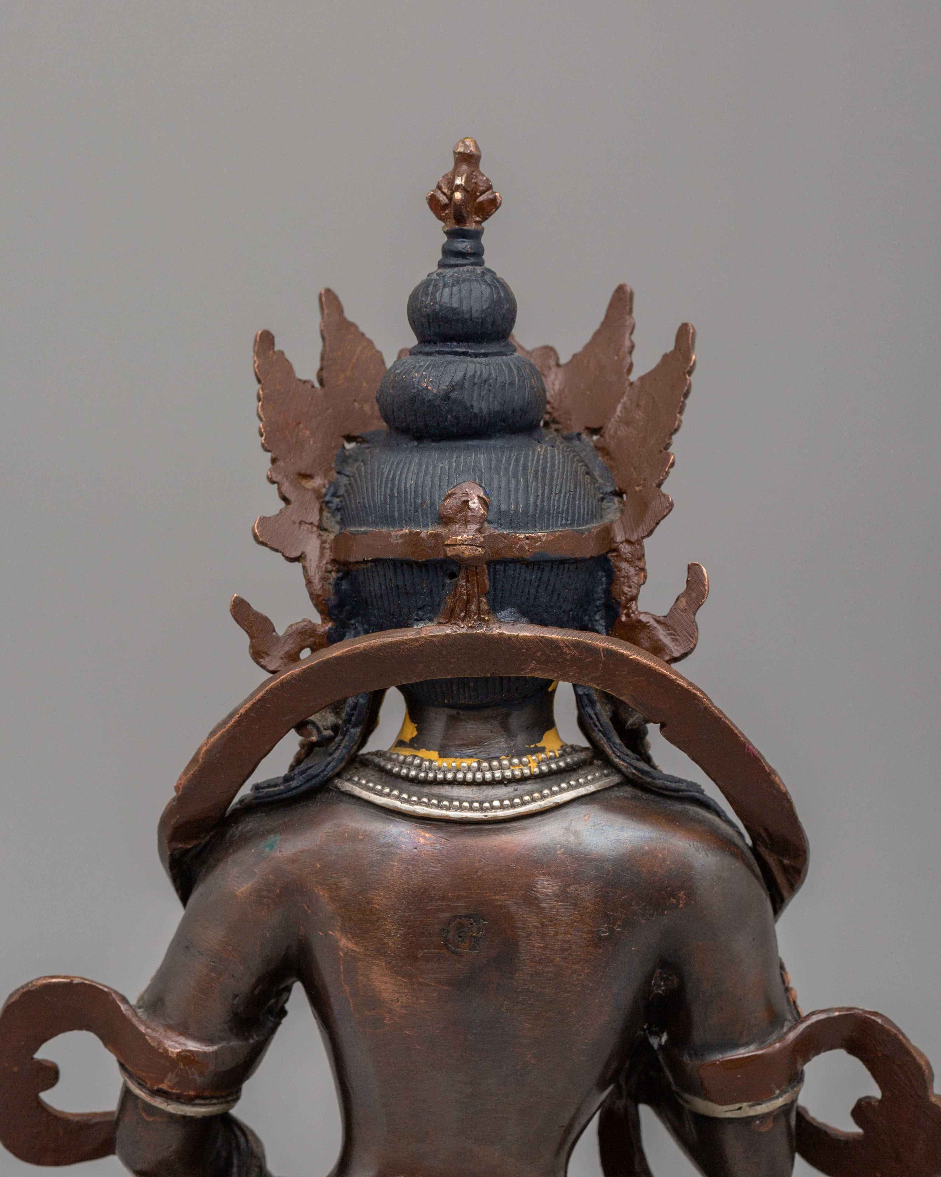 Vajrasatva Meditation & Purification Statue | Gold Gilded Artwork