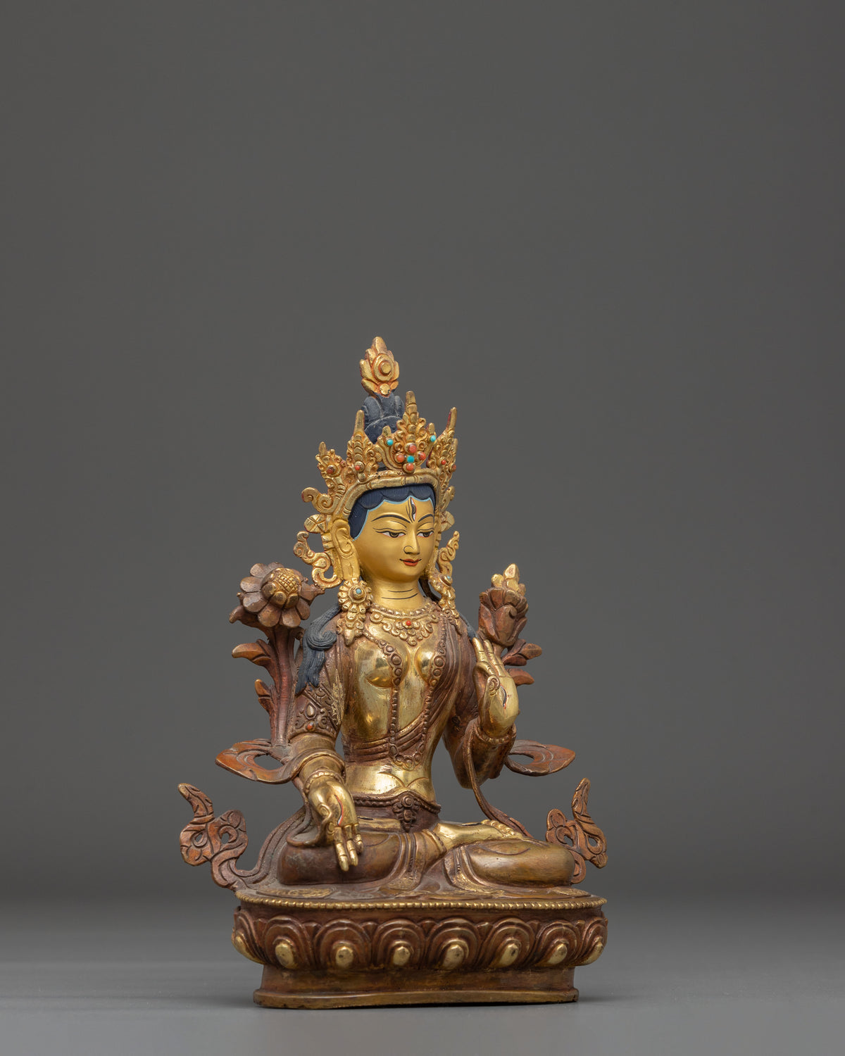 Himalayan White Tara Statue | Meditation Spiritual Art