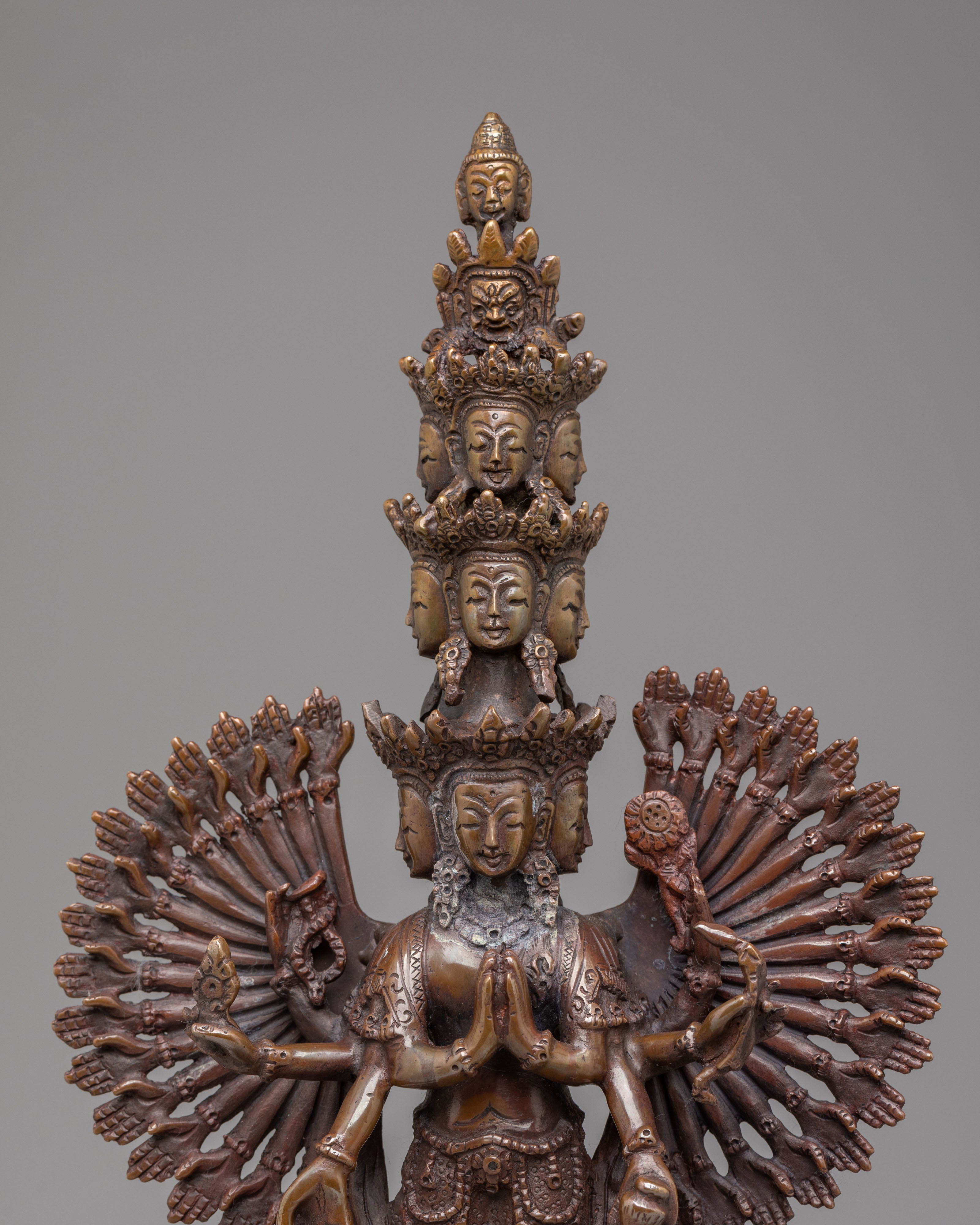 Thousand Armed Chenrezig Statue | Tibetan Avalokiteshvara Sculpture