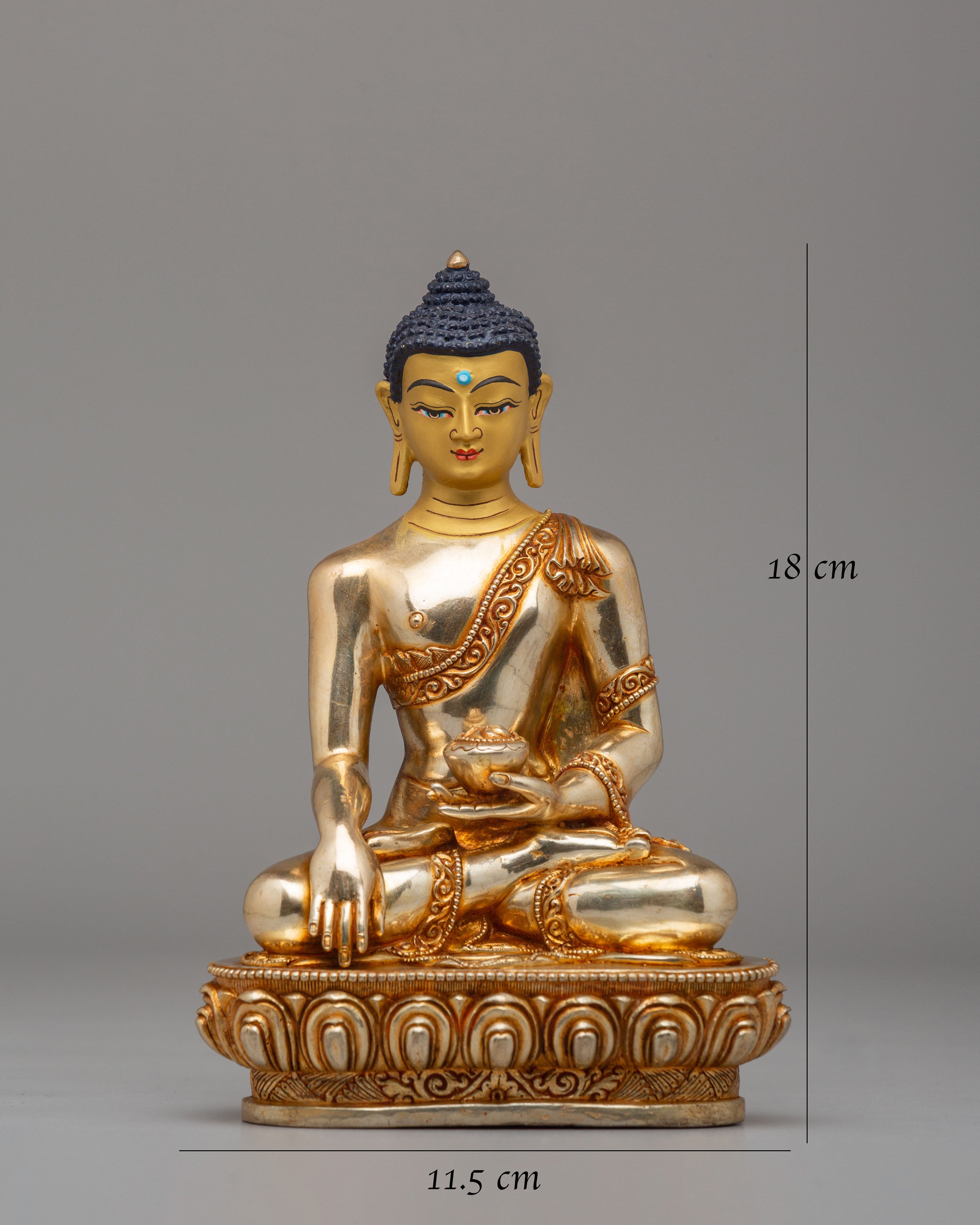 Enlightenment Buddha Shakyamuni Figurine | The Buddha of Peace & Wisdom
