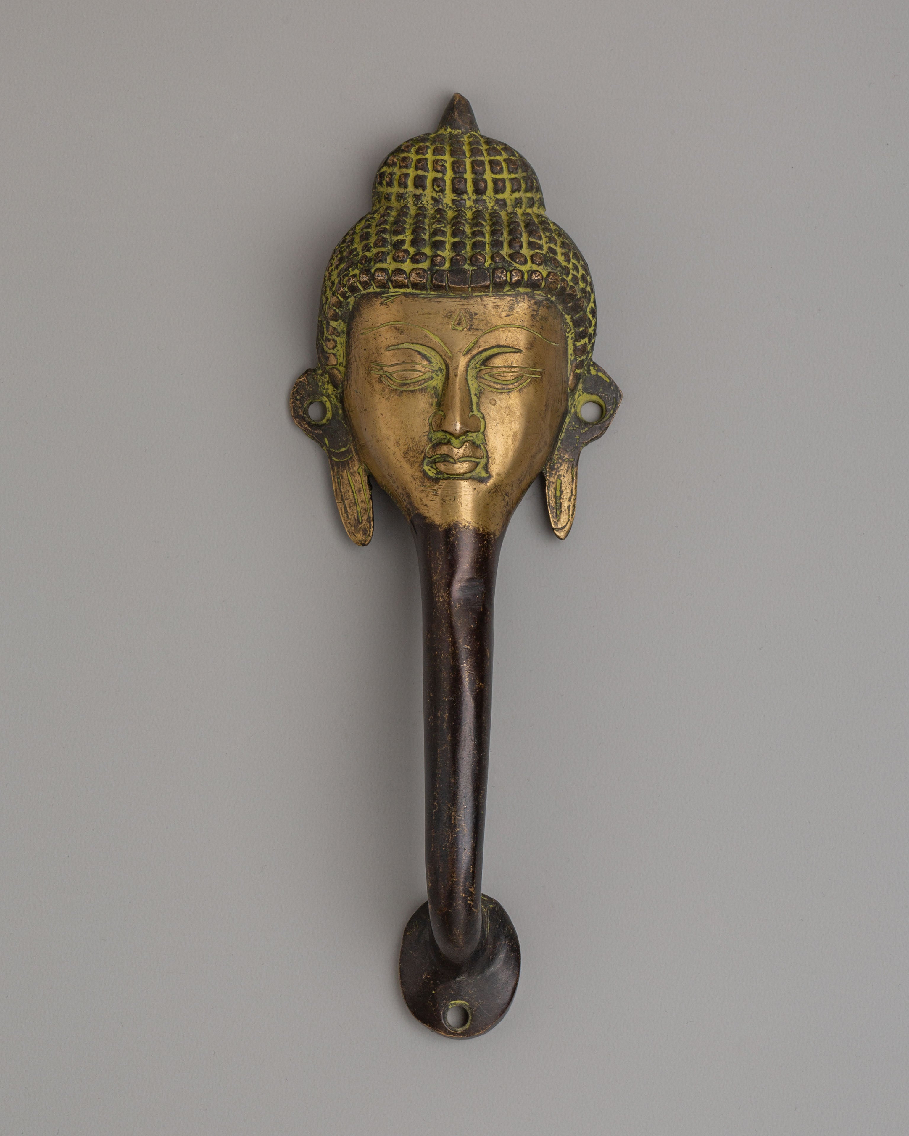 Handmade Buddha Door Handle | Spiritual Door Decor