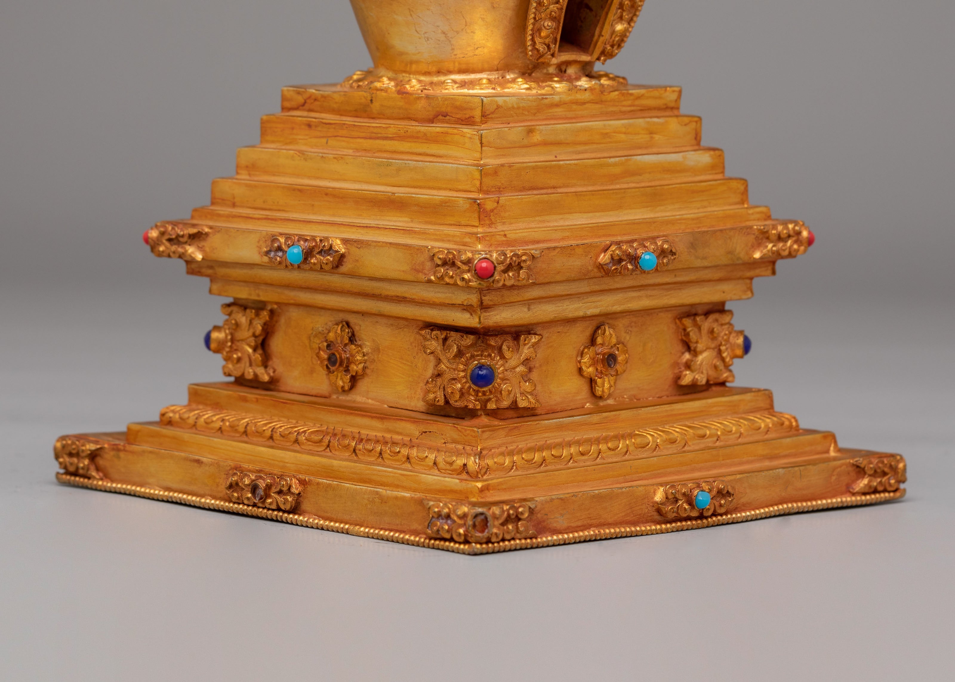 Handcrafted Buddhist Enlightenment Chorten | Symbol of Spiritual Awakening