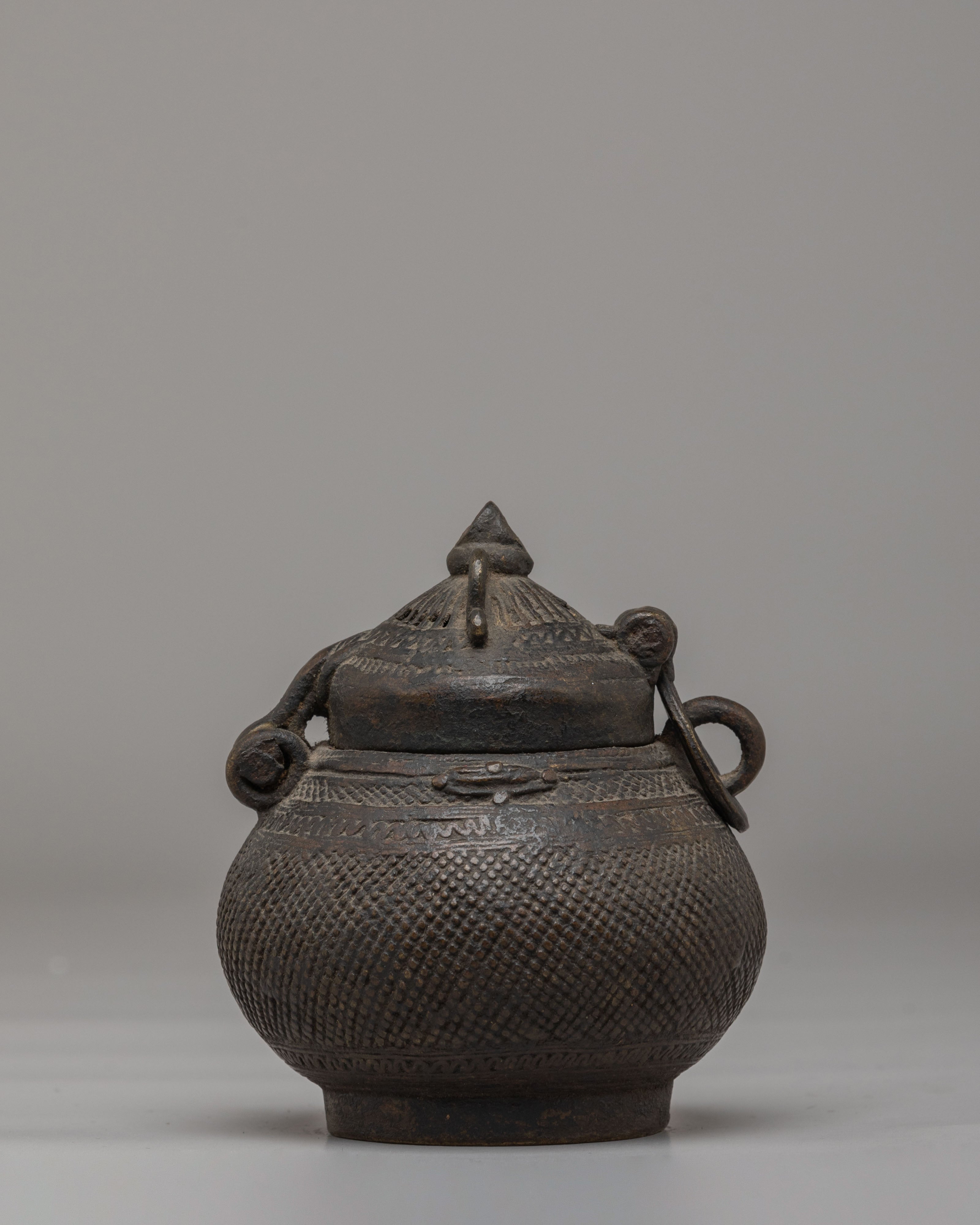 Sacred Incense Burner for Ritual | Traditional Handcrafted Iron Burner