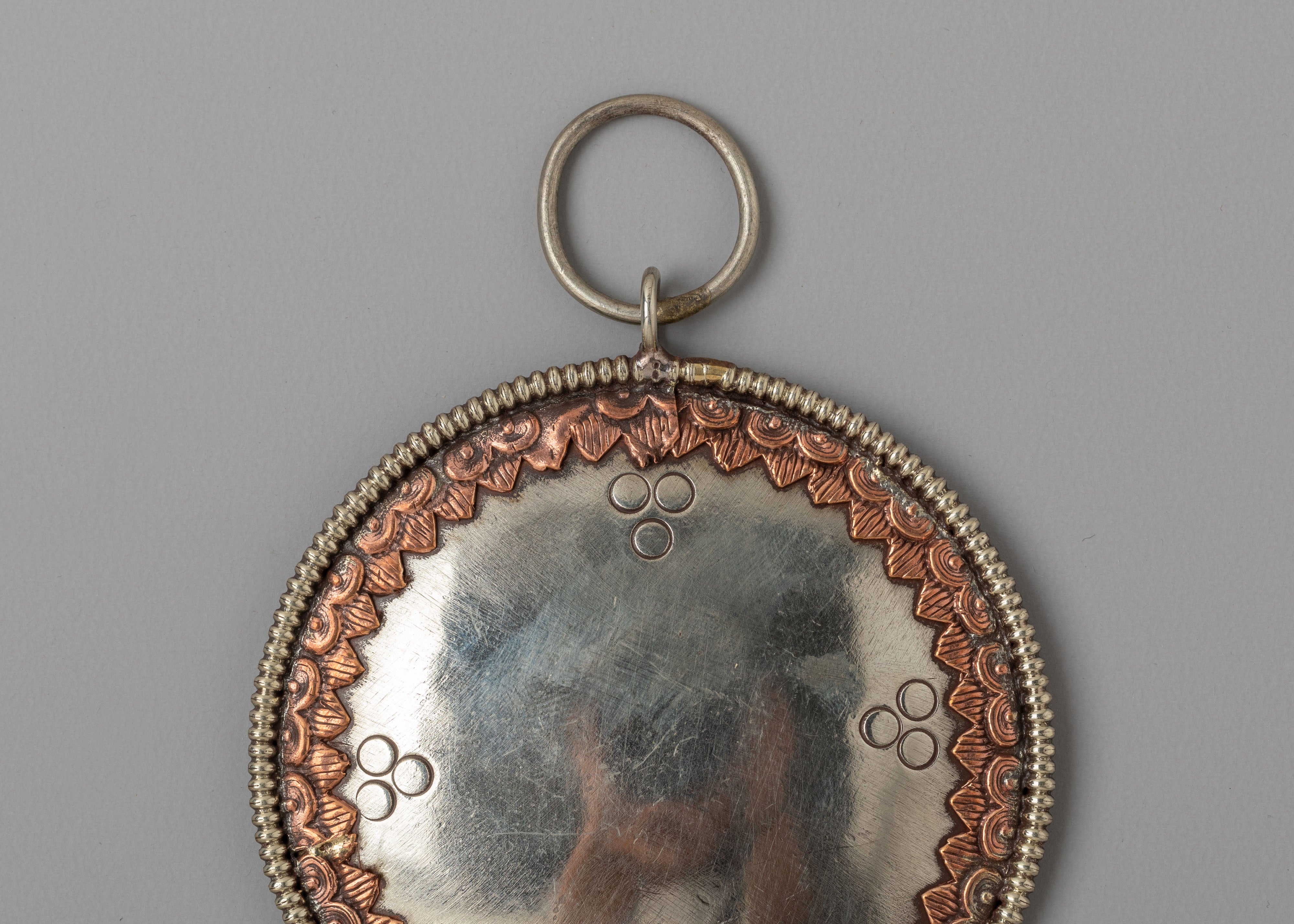 Himalayan Ritual Mirror | A Sacred Reflection Tool for Meditation and Rituals