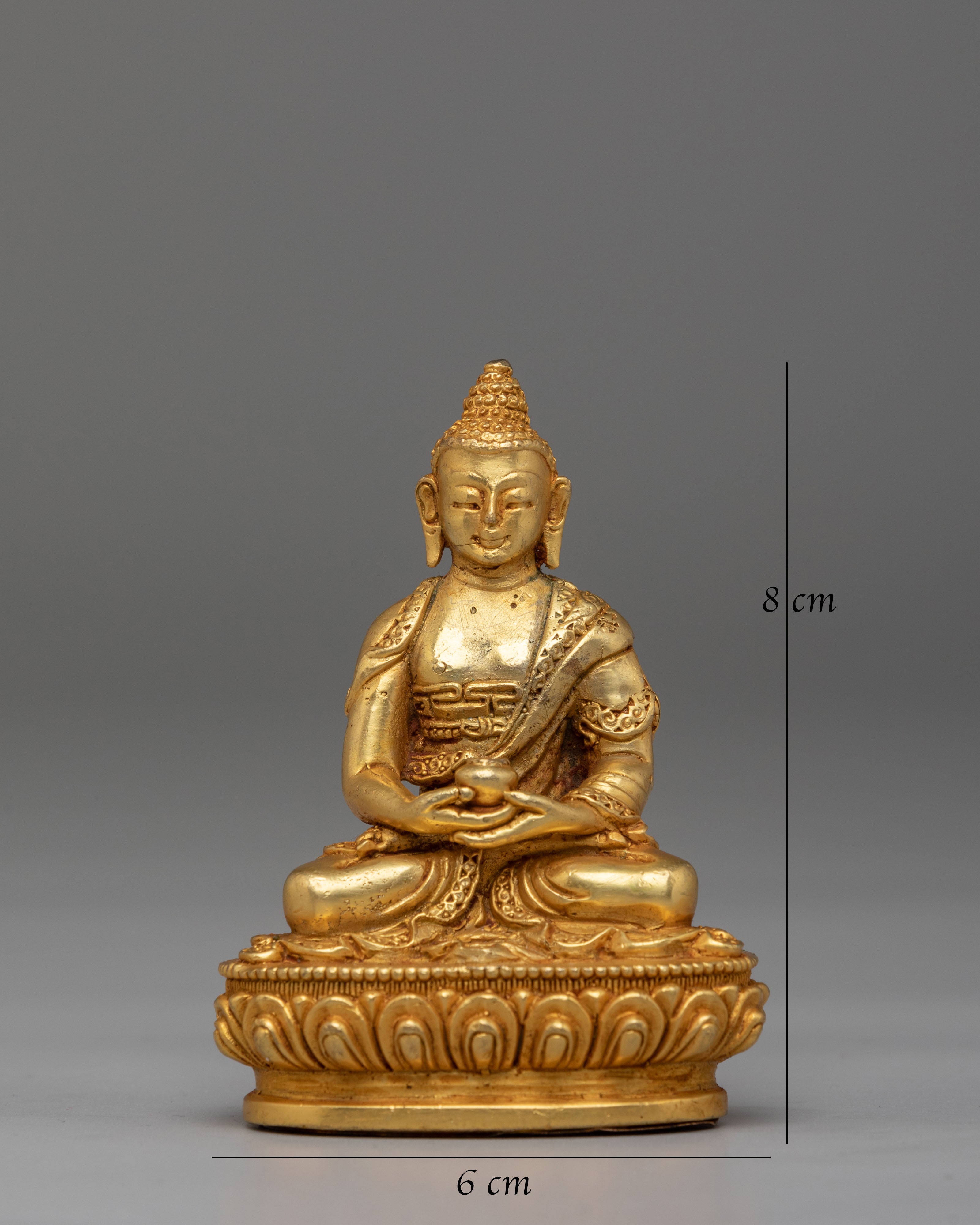 Tibetan Amitabha Sculpture for Infinite Light | Pure Land Devotional Statue