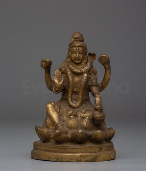 Statue of Lord Shiva Representation of Hindu Deity
