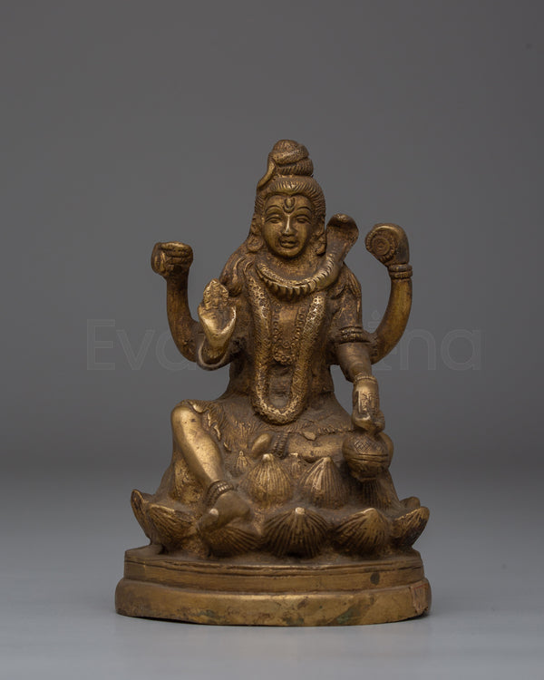 Statue of Lord Shiva Representation of Hindu Deity
