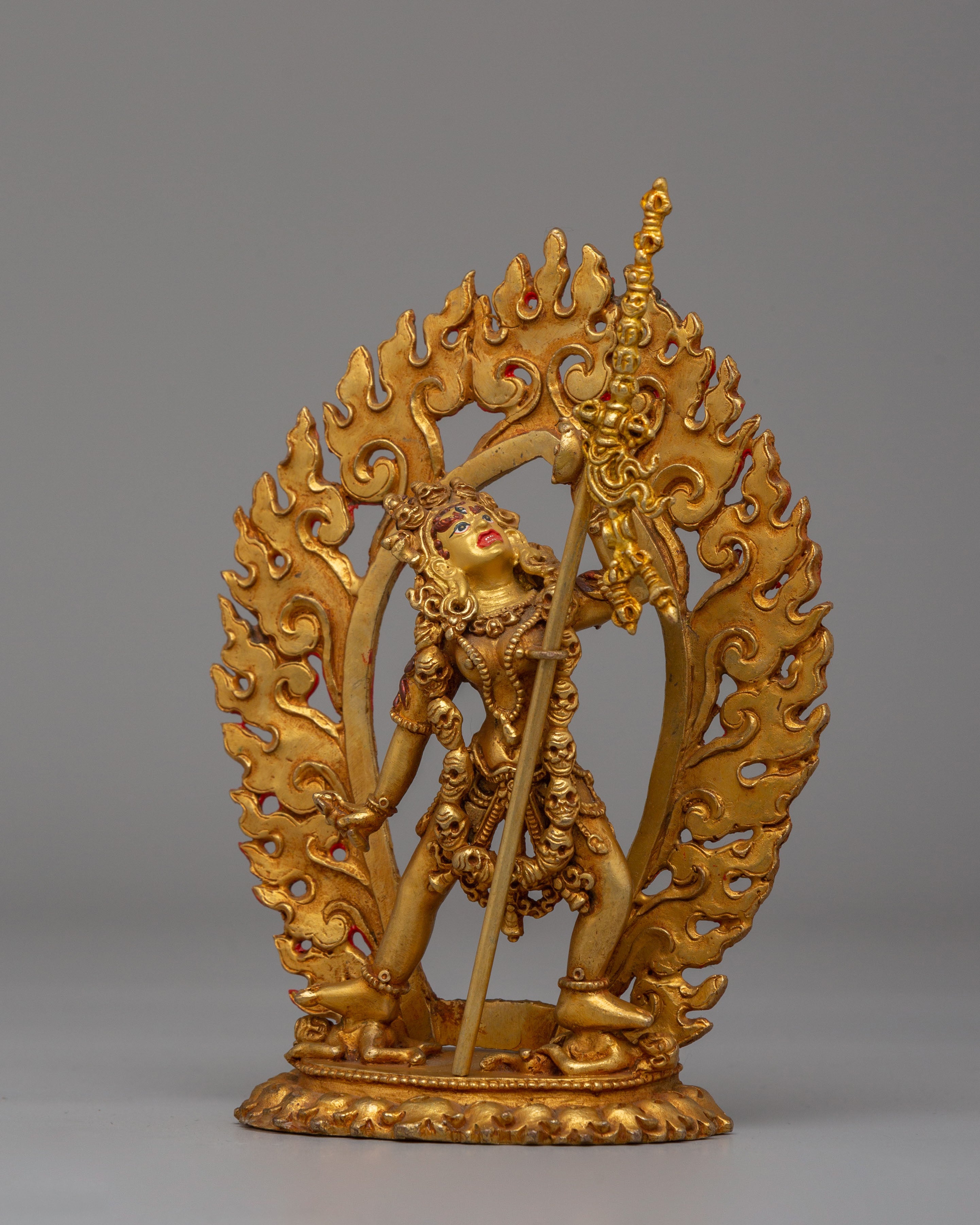 Vajrayogini Wrathful Goddess Statue | Tibetan Tantric Deity Figurine