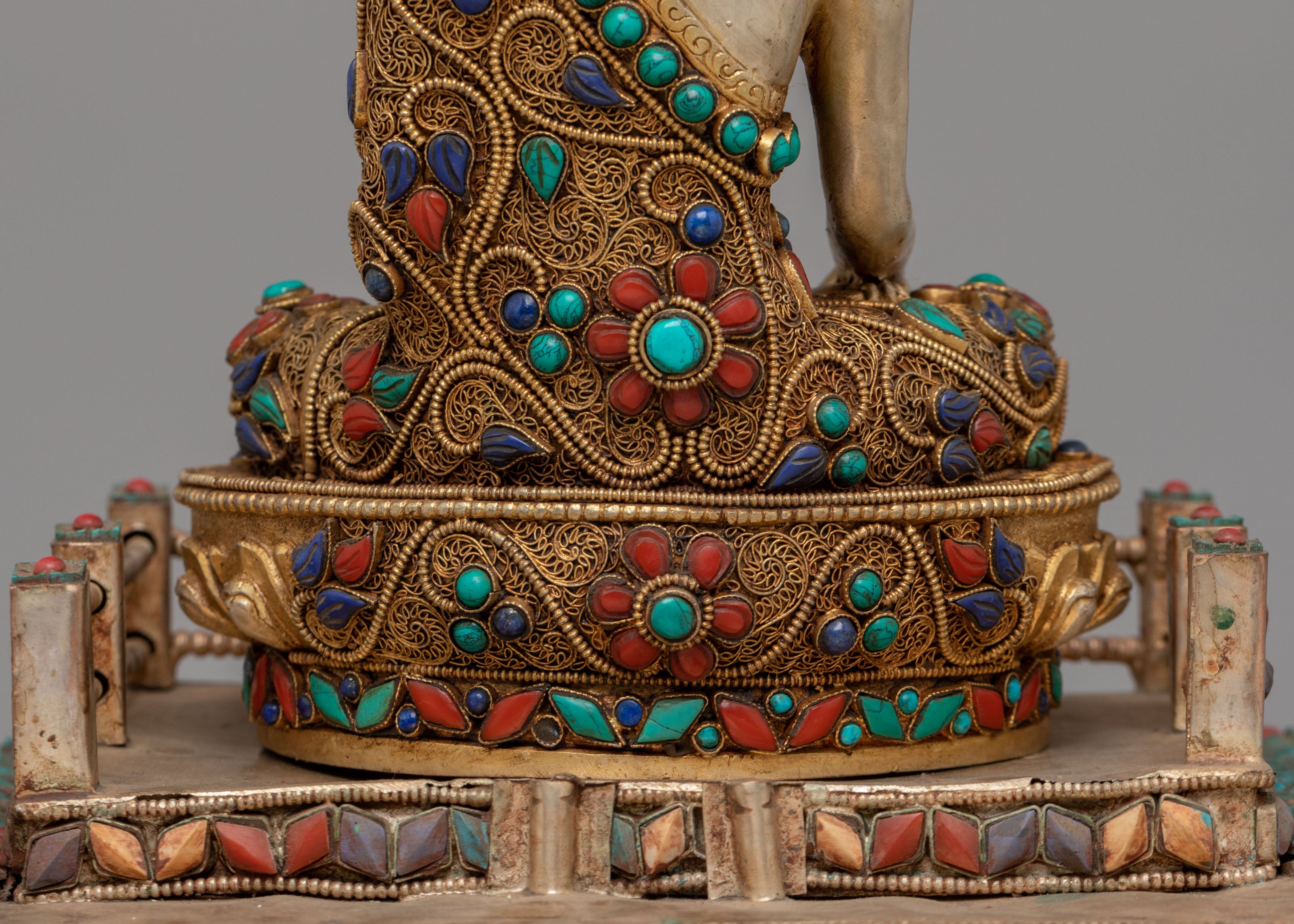 Gemstone Shakyamuni Buddha Statue | Spiritual Home Decor