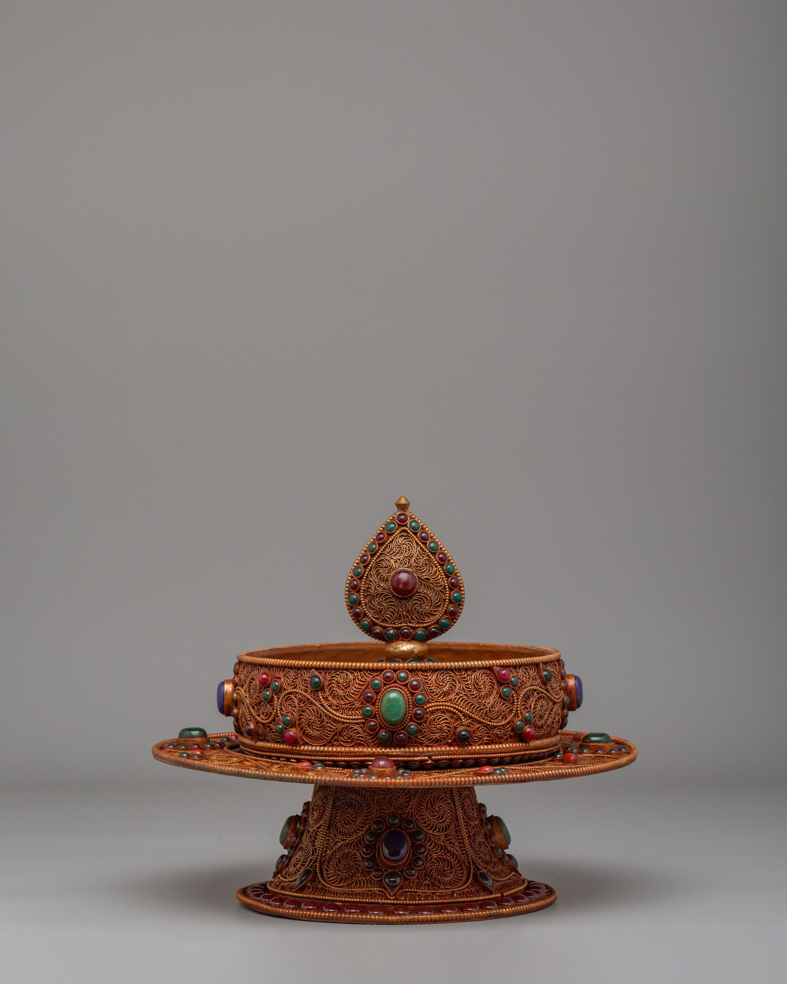 Tibetan Altar Mandala Offering | Spiritual Meditation Decor