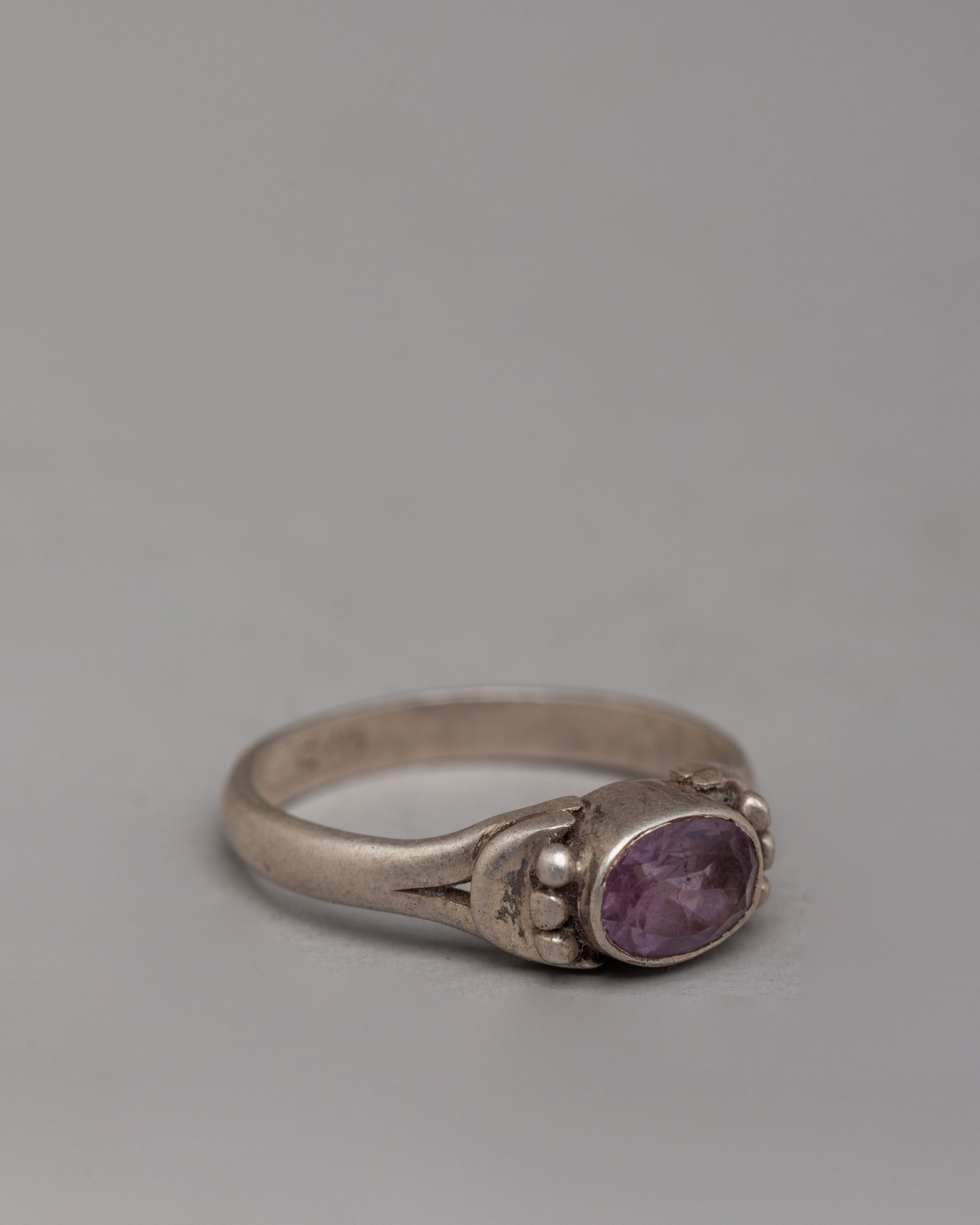 Himalayan Ring | Natural Stone Zircon Jewelry