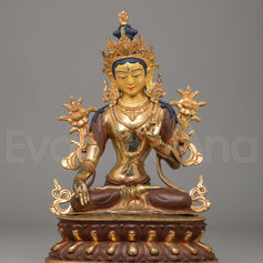 Tibetan White Tara Healing Sculpture