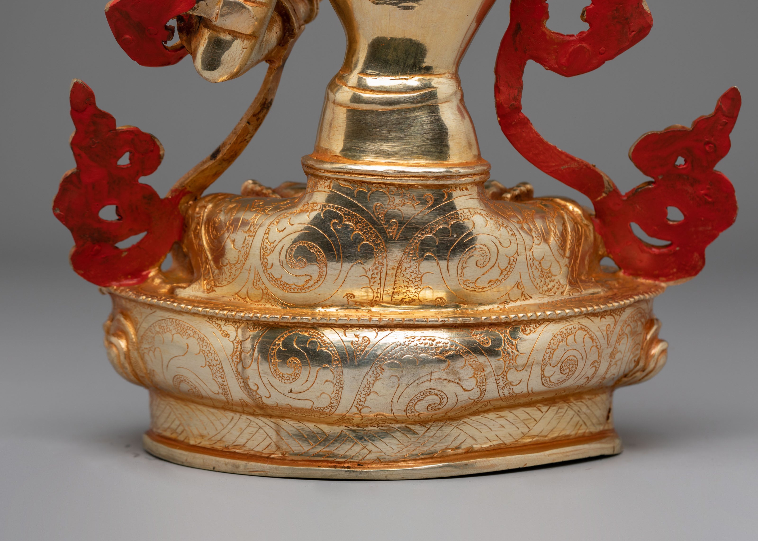 Handmade Manjushri Bodhisattva Sculpture | Wisdom Deity Statue