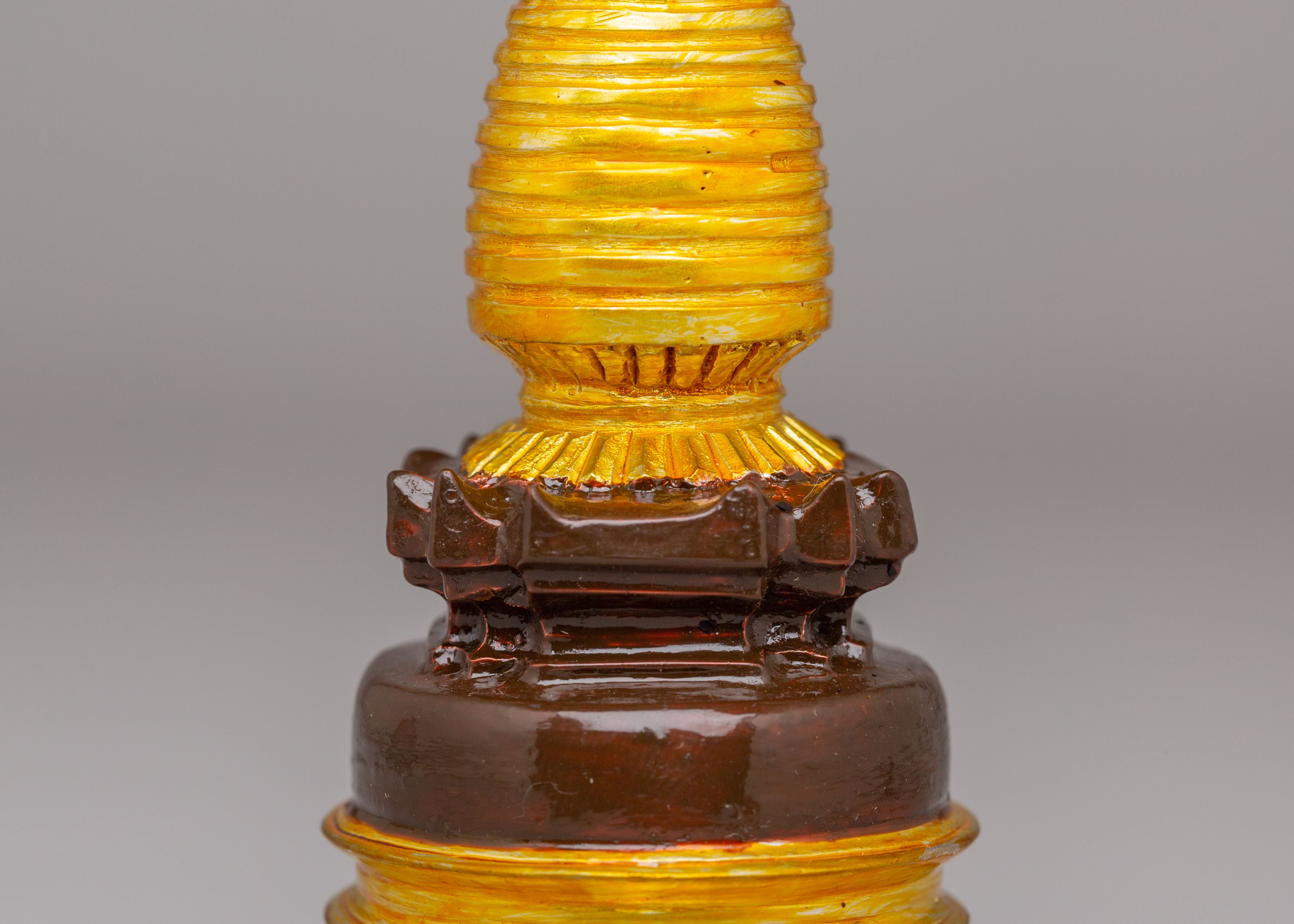 Sacred Kadampa Stupa | Tibetan Buddhist Stupa for Meditation and Altar Decor