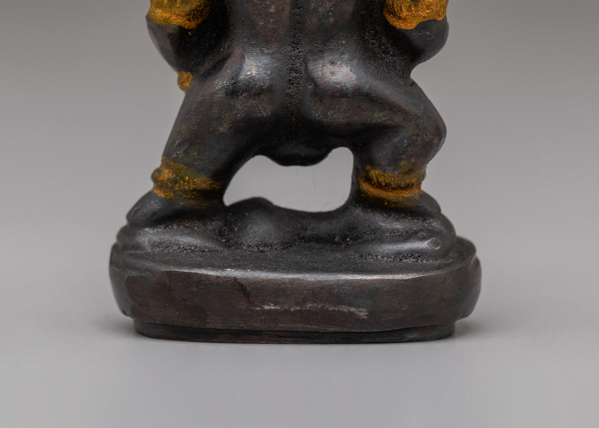 Tibetan Buddhist Black Dzambhala | Wealth Deity for Prosperity