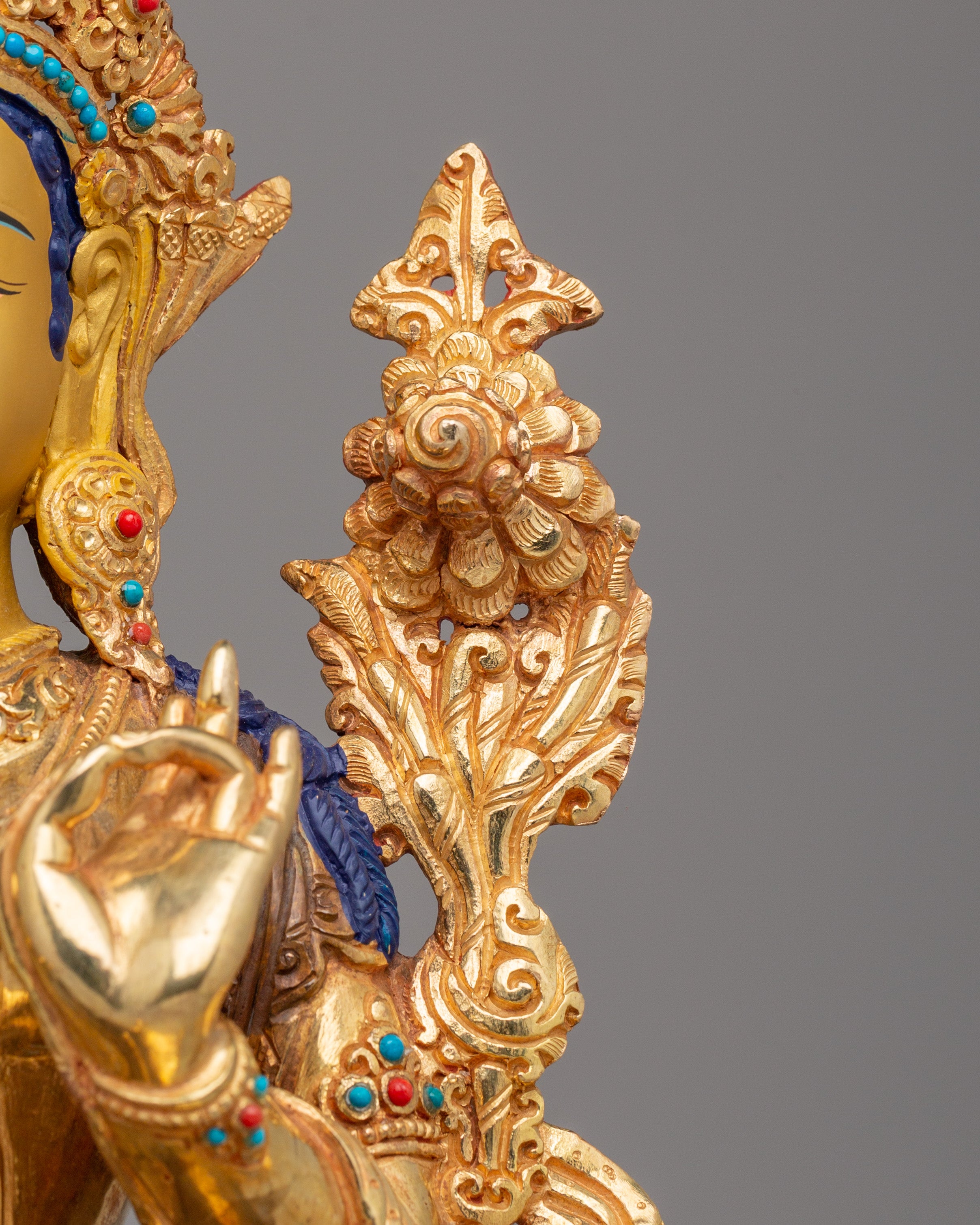 Himalayan Shyama Tara Statue | Green Tara Figurine