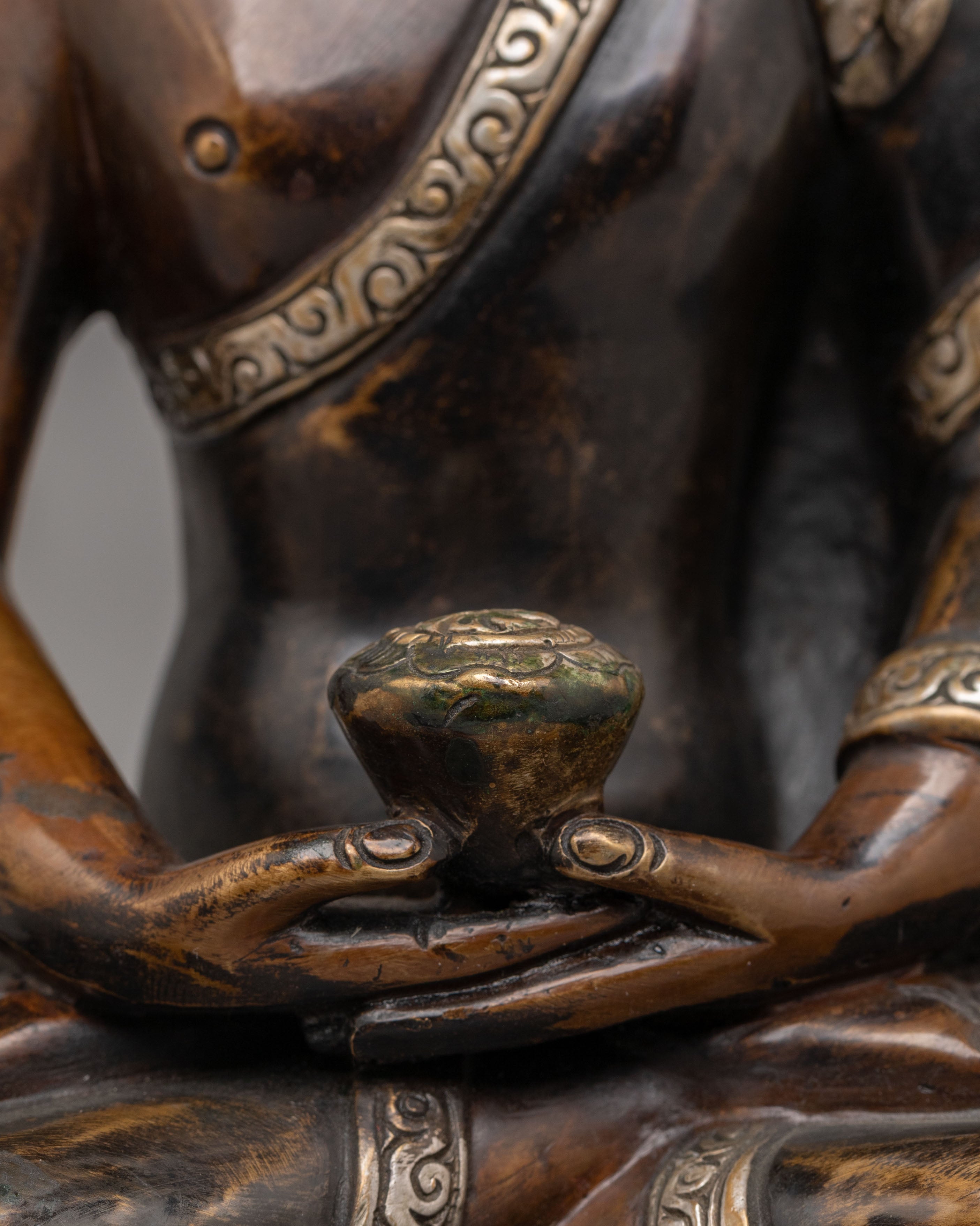 Traditional Tibetan Amitabha Buddha Statue | Buddha of Infinite Light